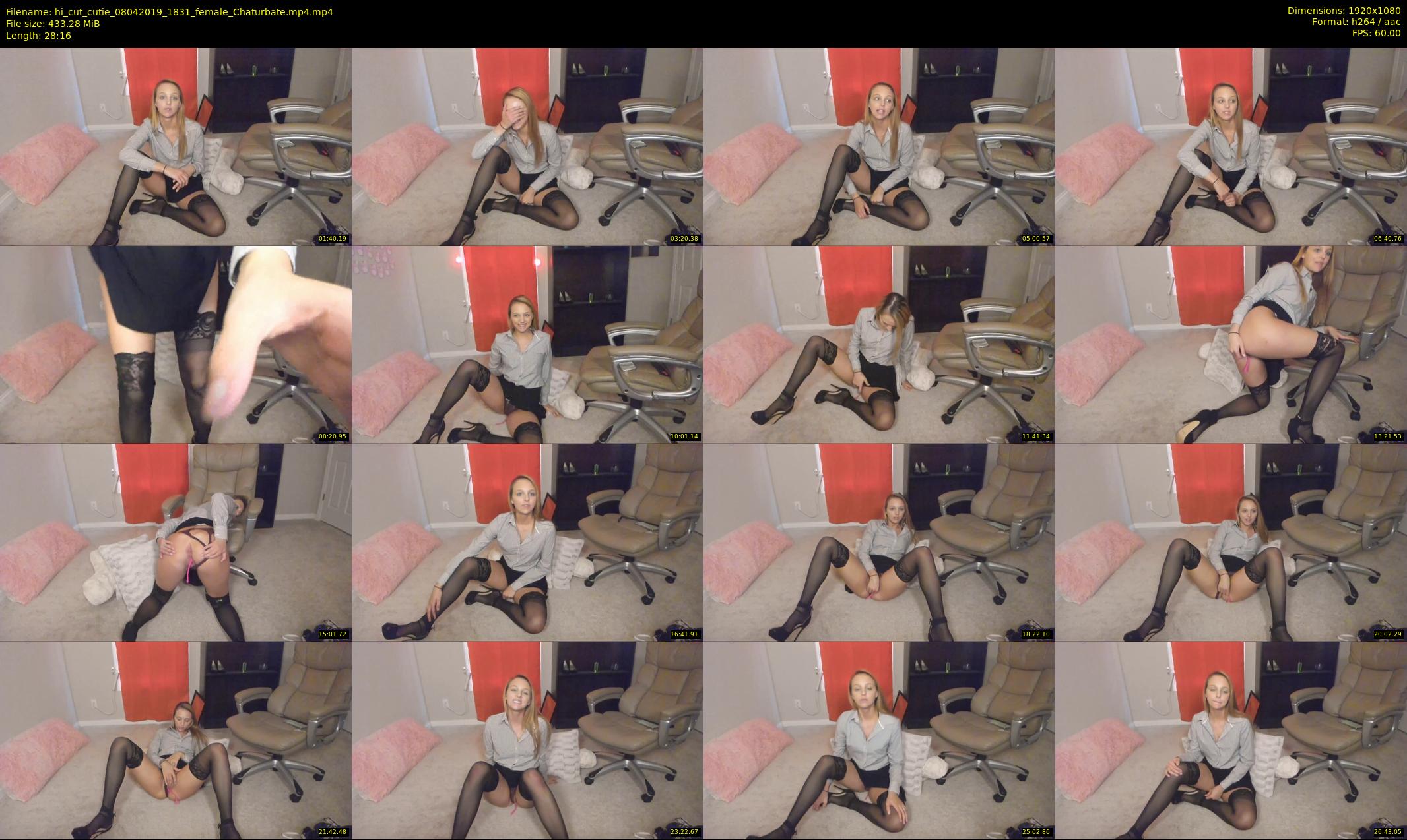 hi_cut_cutie — 29 minute Chaturbate female cam show recording, 1080p, Apr 8, 2019