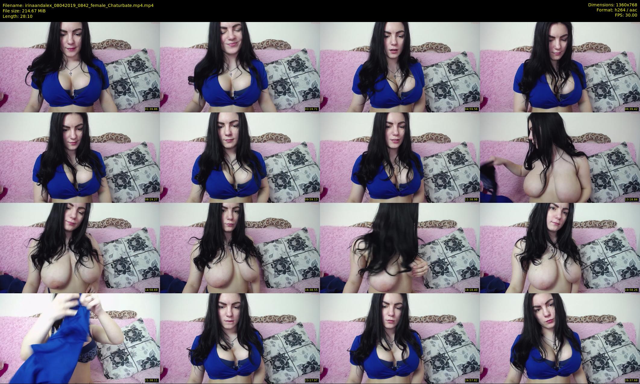 irinaandalex — 29 minute Chaturbate couple cam show recording, 720p, Apr 8, 2019