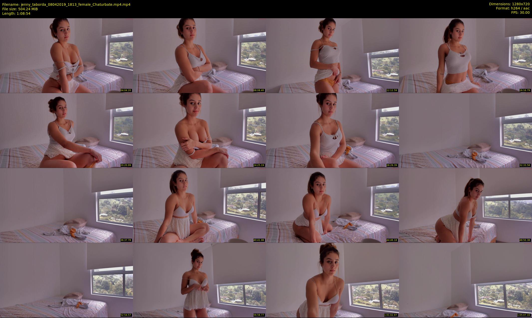 jenny_taborda — 69 minute Chaturbate female cam show recording, 720p, Apr 8, 2019