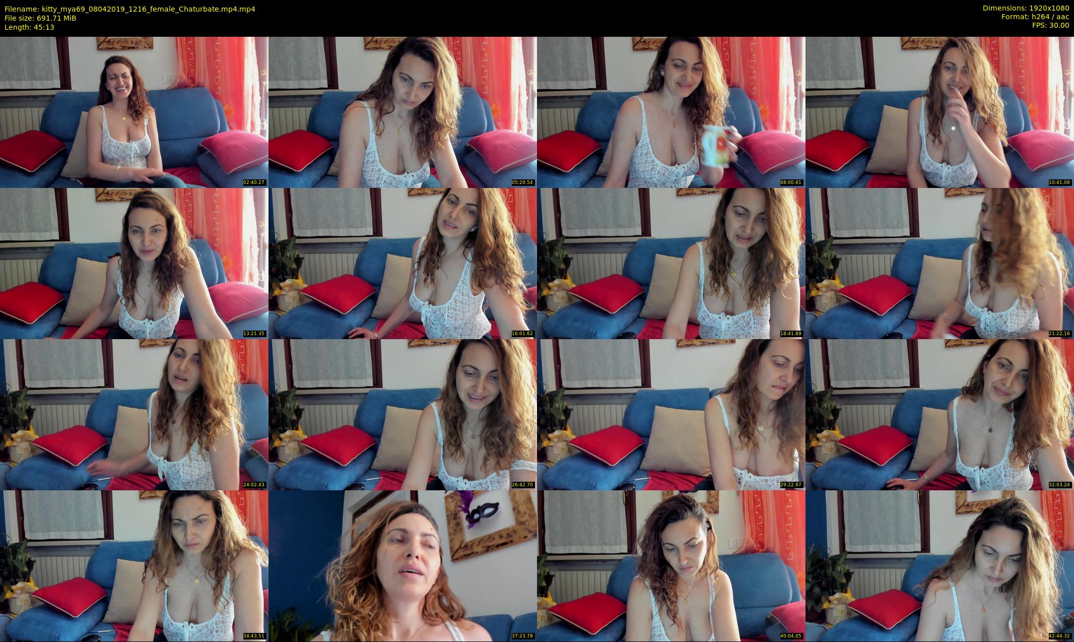 kitty_mya69 — 46 minute Chaturbate female cam show recording, 1080p, Apr 8, 2019