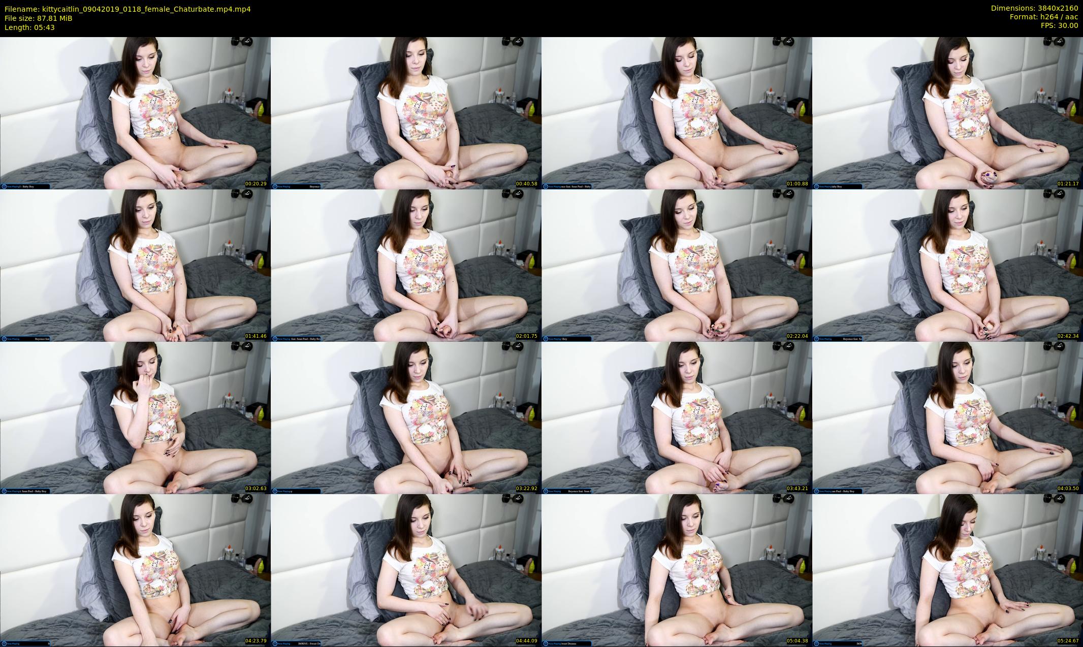 kittycaitlin — 6 minute Chaturbate female cam show recording, 4K, Apr 9, 2019