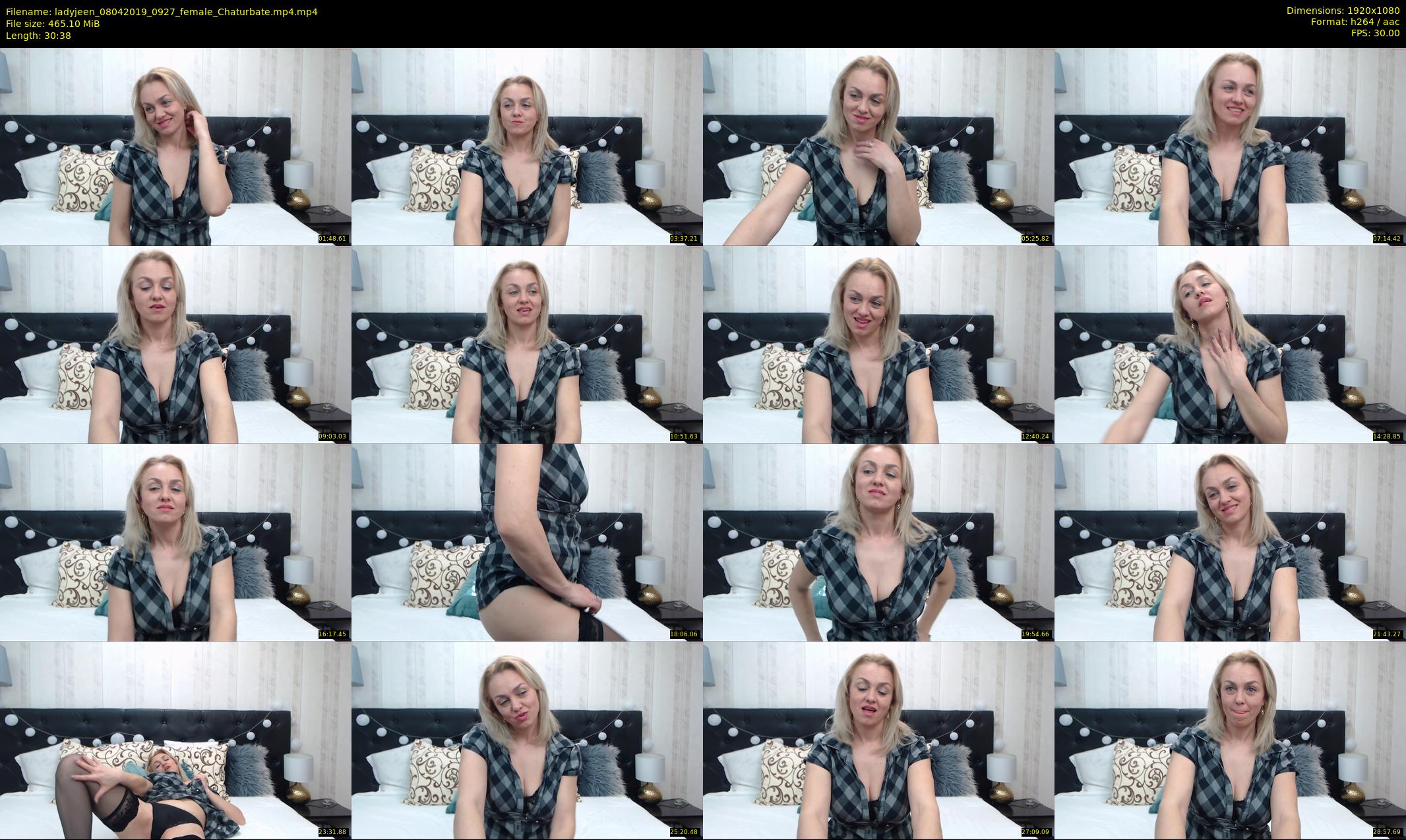 ladyjeen — 31 minute Chaturbate female cam show recording, 1080p, Apr 8, 2019