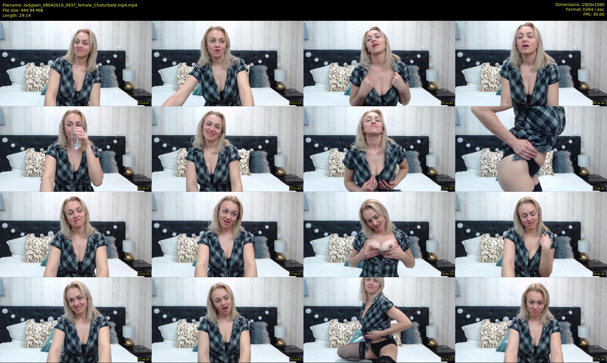 ladyjeen — 30 minute Chaturbate female cam show recording, 1080p, Apr 8, 2019