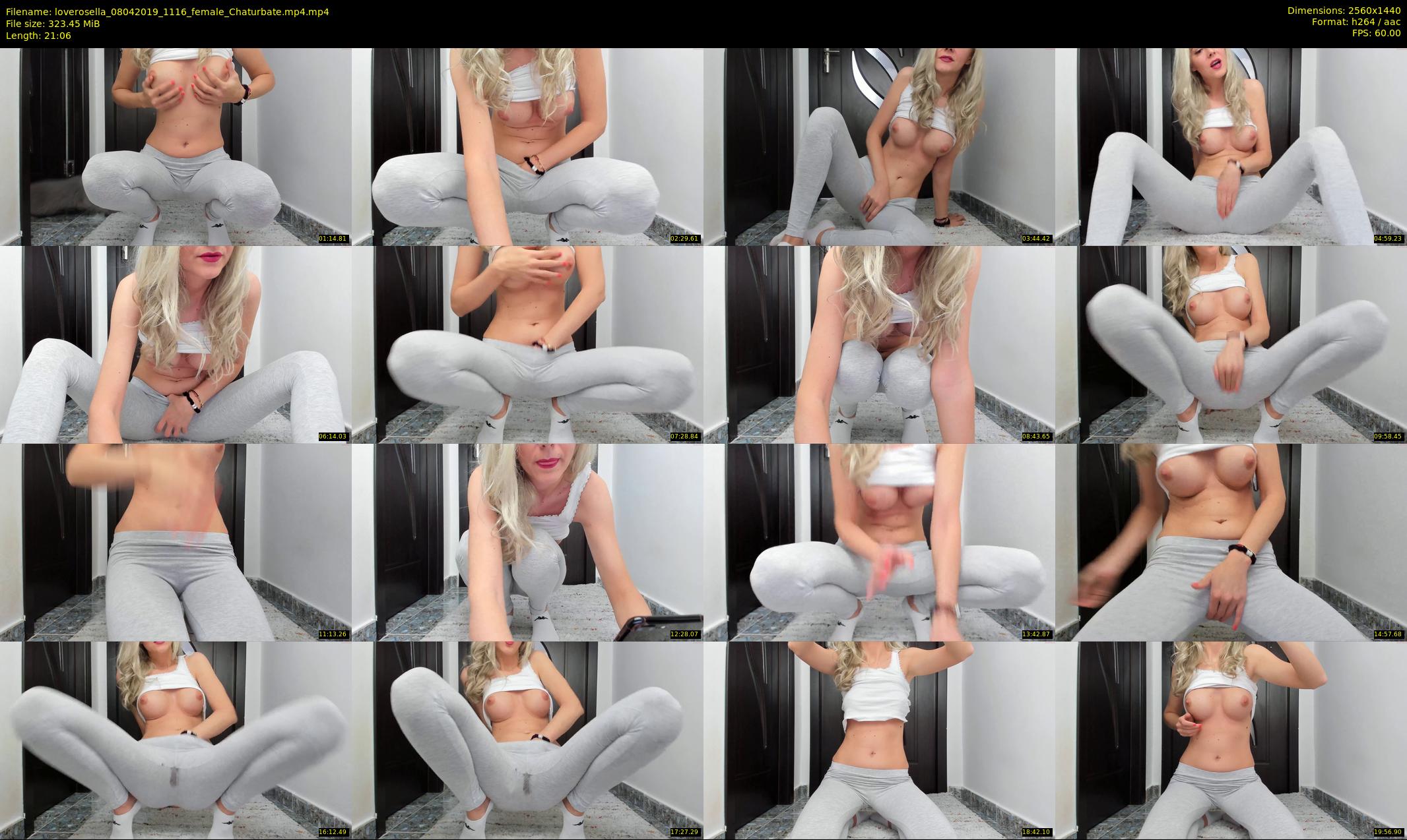 loverosella — 22 minute Chaturbate female cam show recording, 1080p, Apr 8, 2019