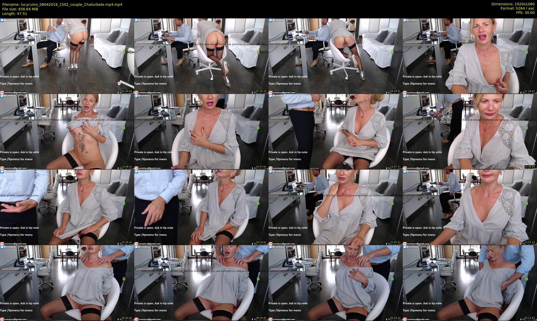 lucycums — 48 minute Chaturbate couple cam show recording, 1080p, Apr 8, 2019