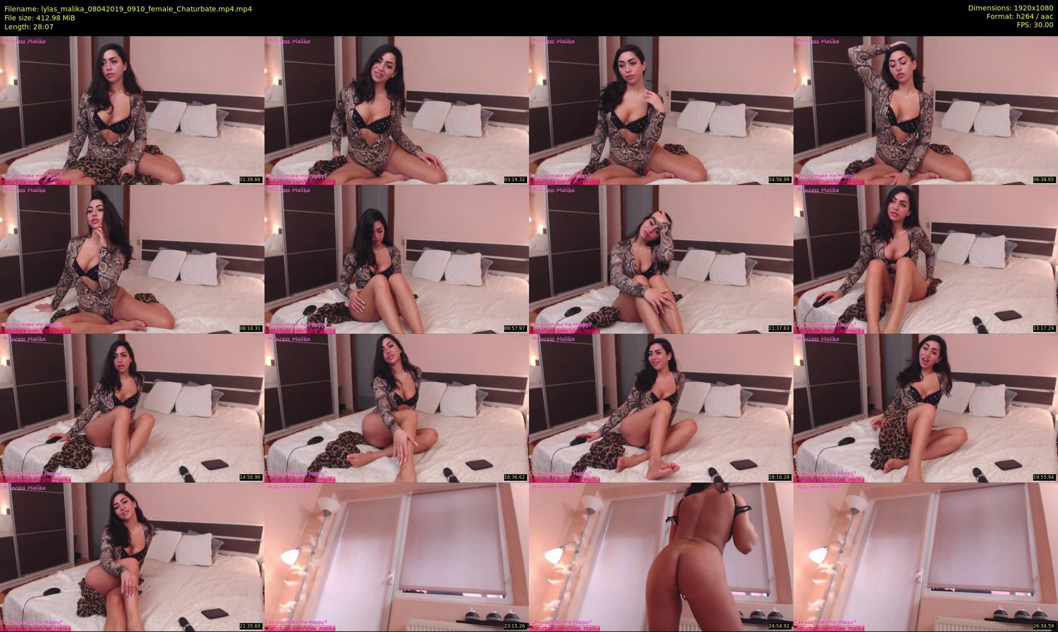 lylas_malika — 29 minute Chaturbate female cam show recording, 1080p, Apr 8, 2019