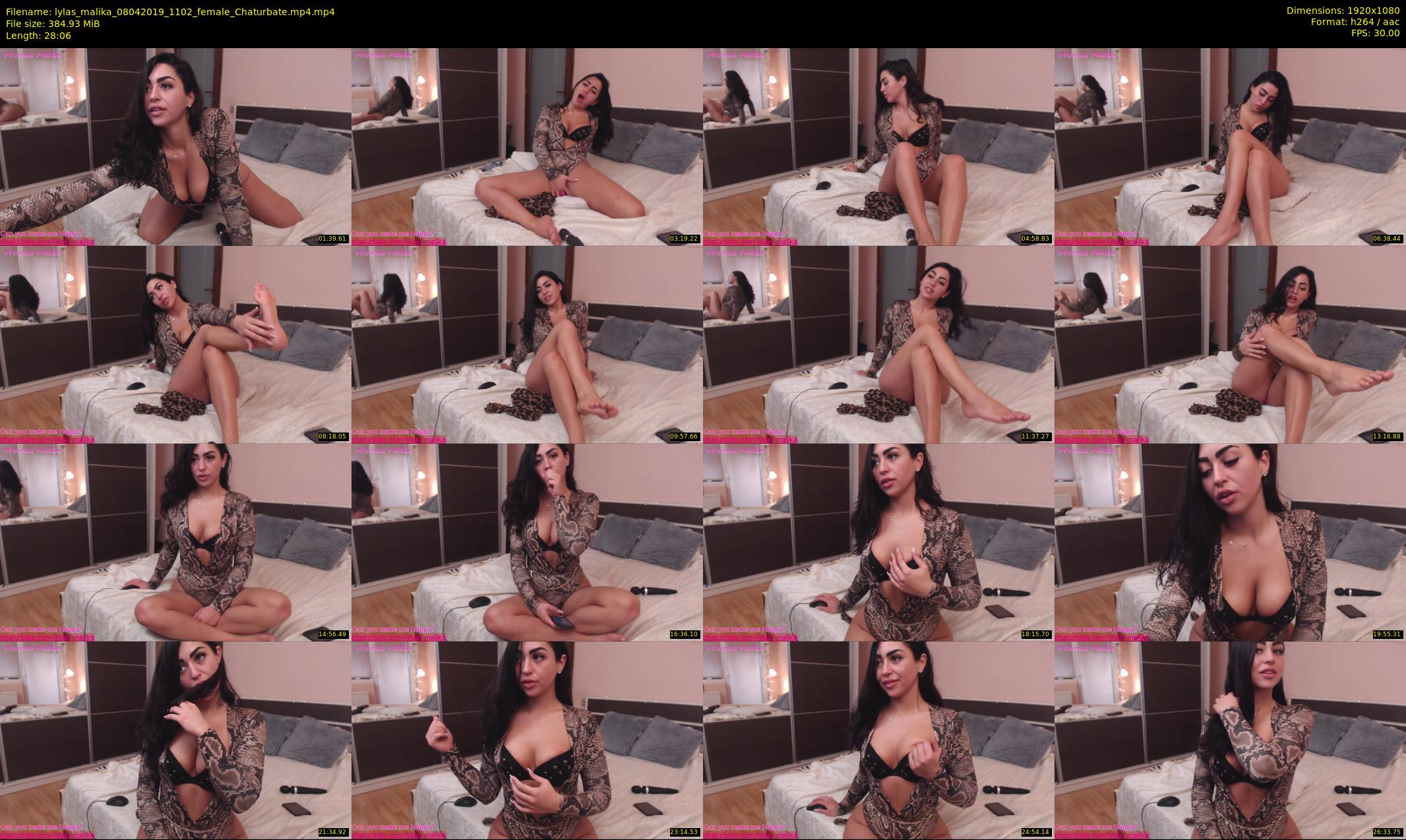 lylas_malika — 29 minute Chaturbate female cam show recording, 1080p, Apr 8, 2019