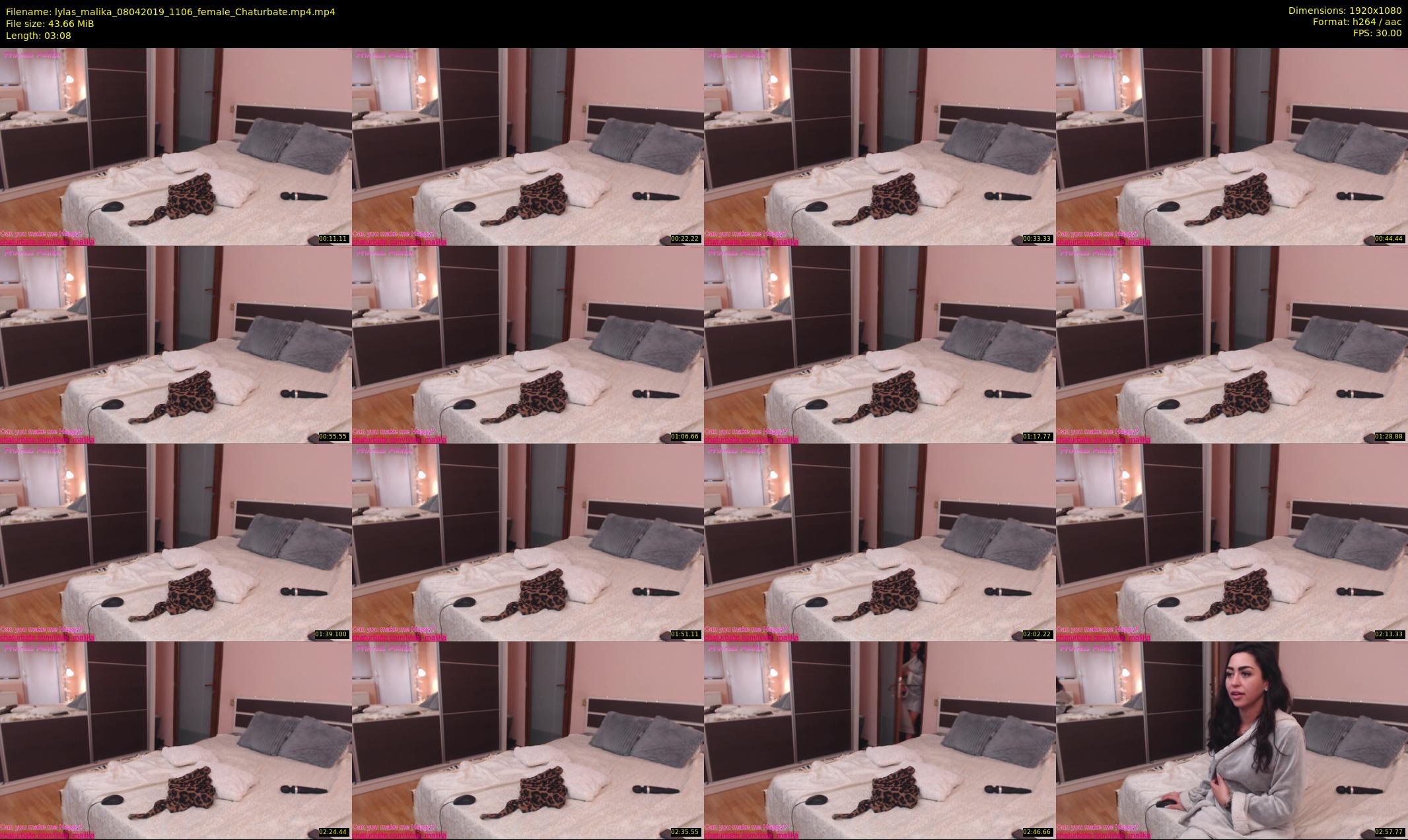 lylas_malika — 4 minute Chaturbate female cam show recording, 1080p, Apr 8, 2019