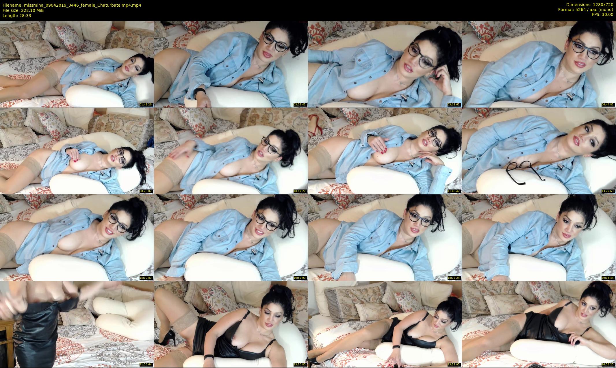 missmina — 29 minute Chaturbate female cam show recording, 720p, Apr 9, 2019
