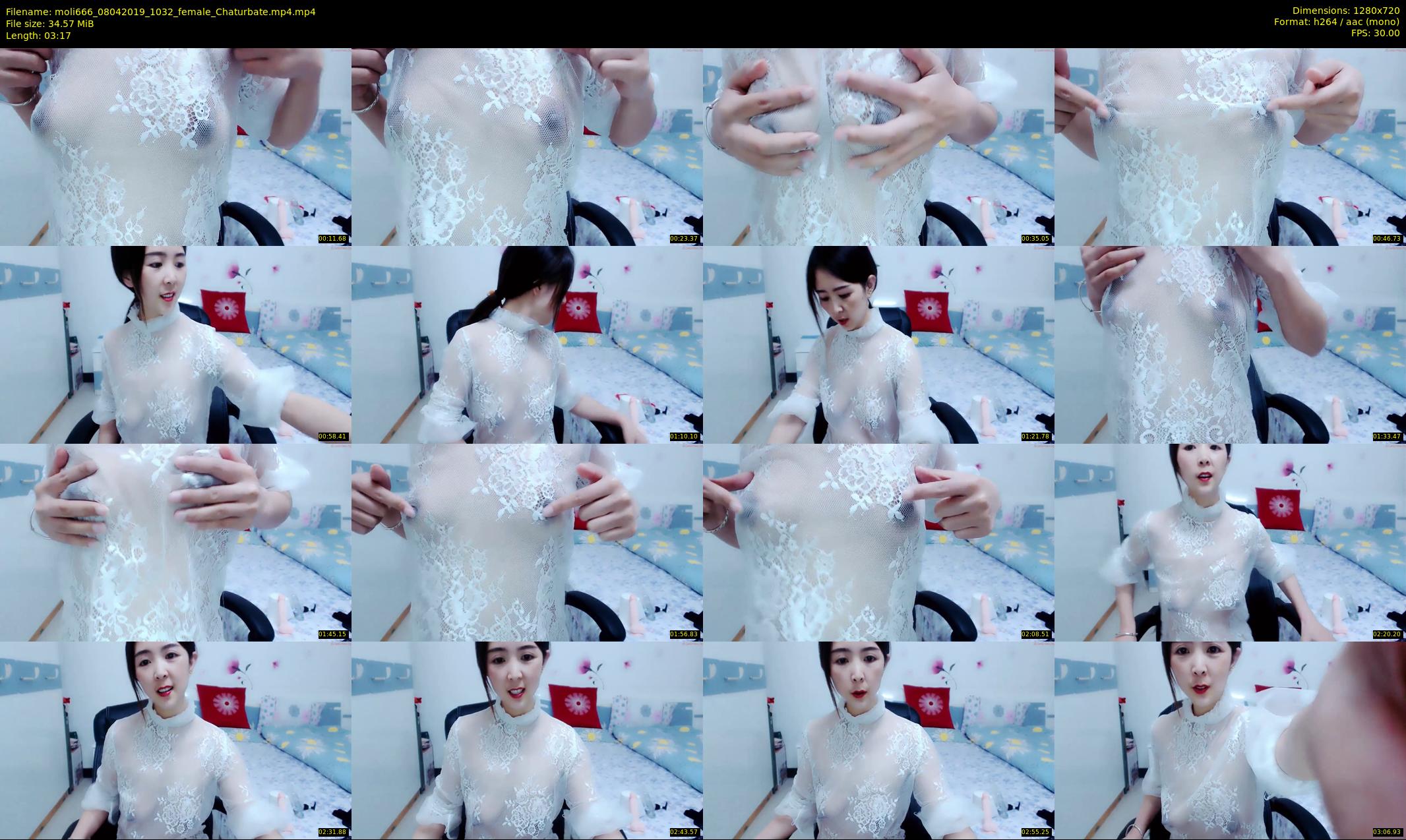 moli666 — 4 minute Chaturbate female cam show recording, 720p, Apr 8, 2019