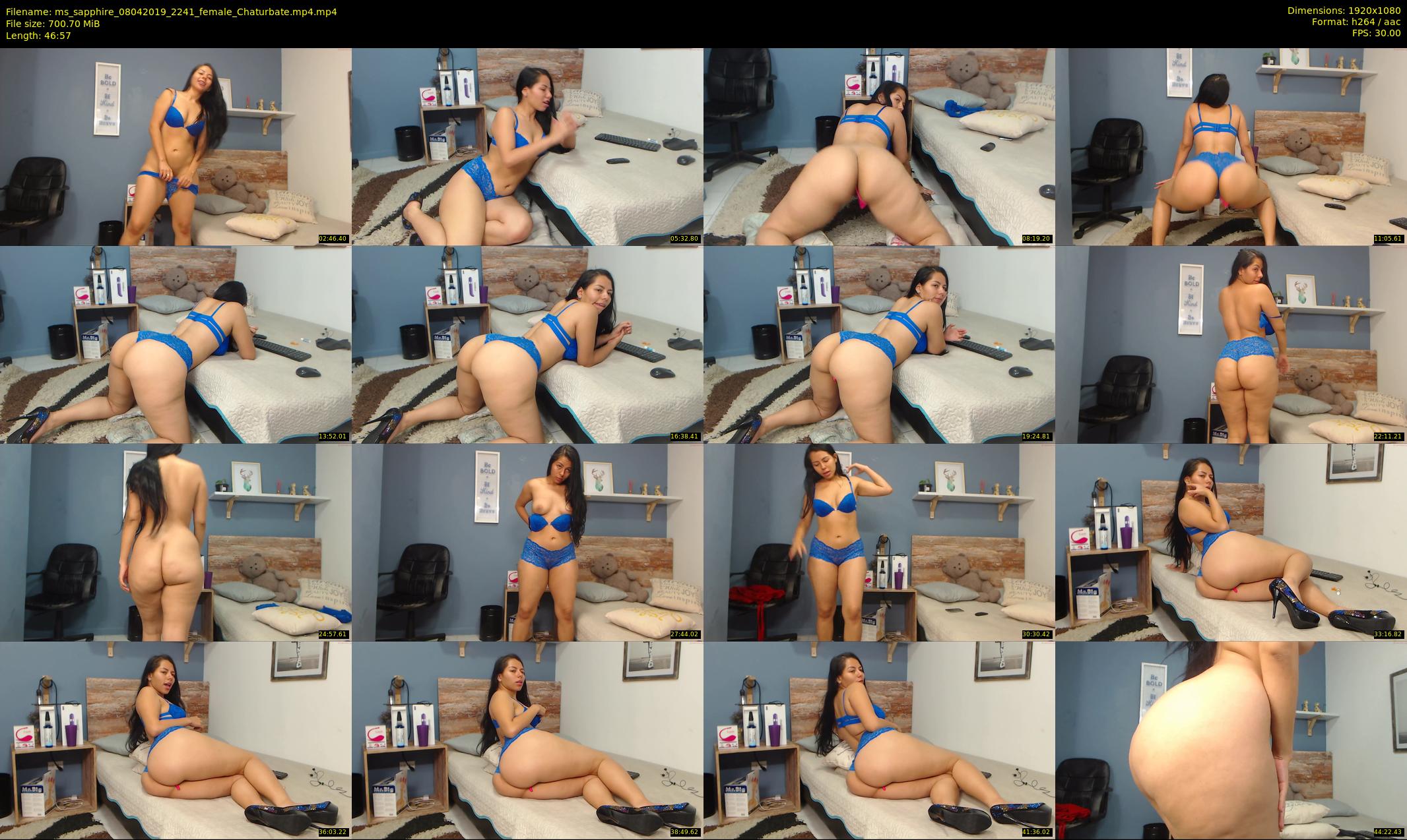 ms_sapphire — 47 minute Chaturbate female cam show recording, 1080p, Apr 8, 2019