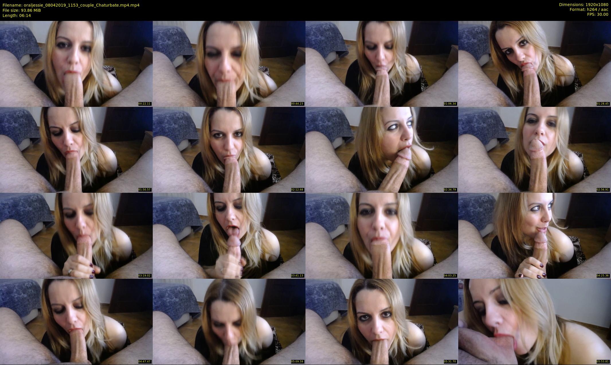 oraljessie — 7 minute Chaturbate couple cam show recording, 1080p, Apr 8, 2019
