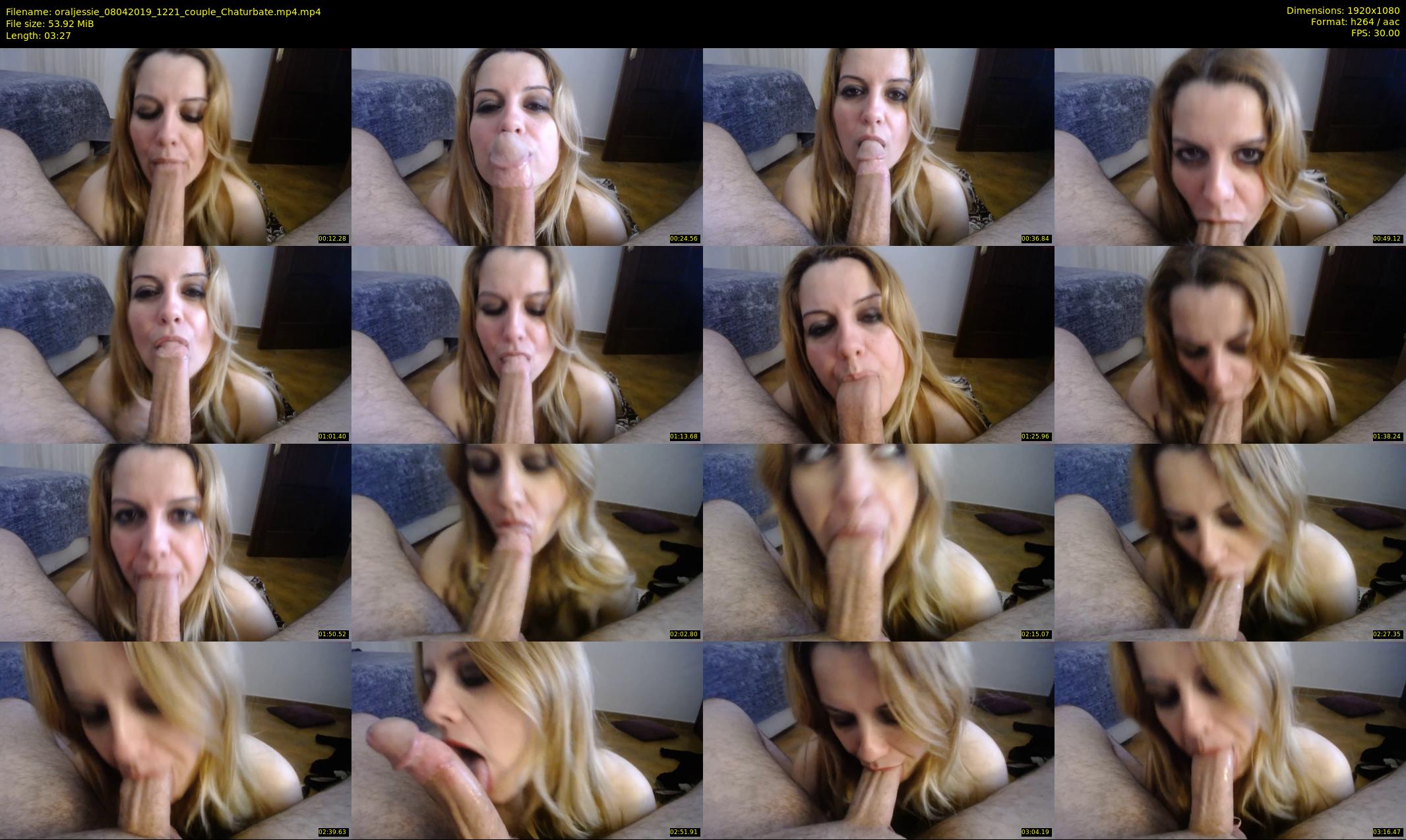 oraljessie — 4 minute Chaturbate couple cam show recording, 1080p, Apr 8, 2019