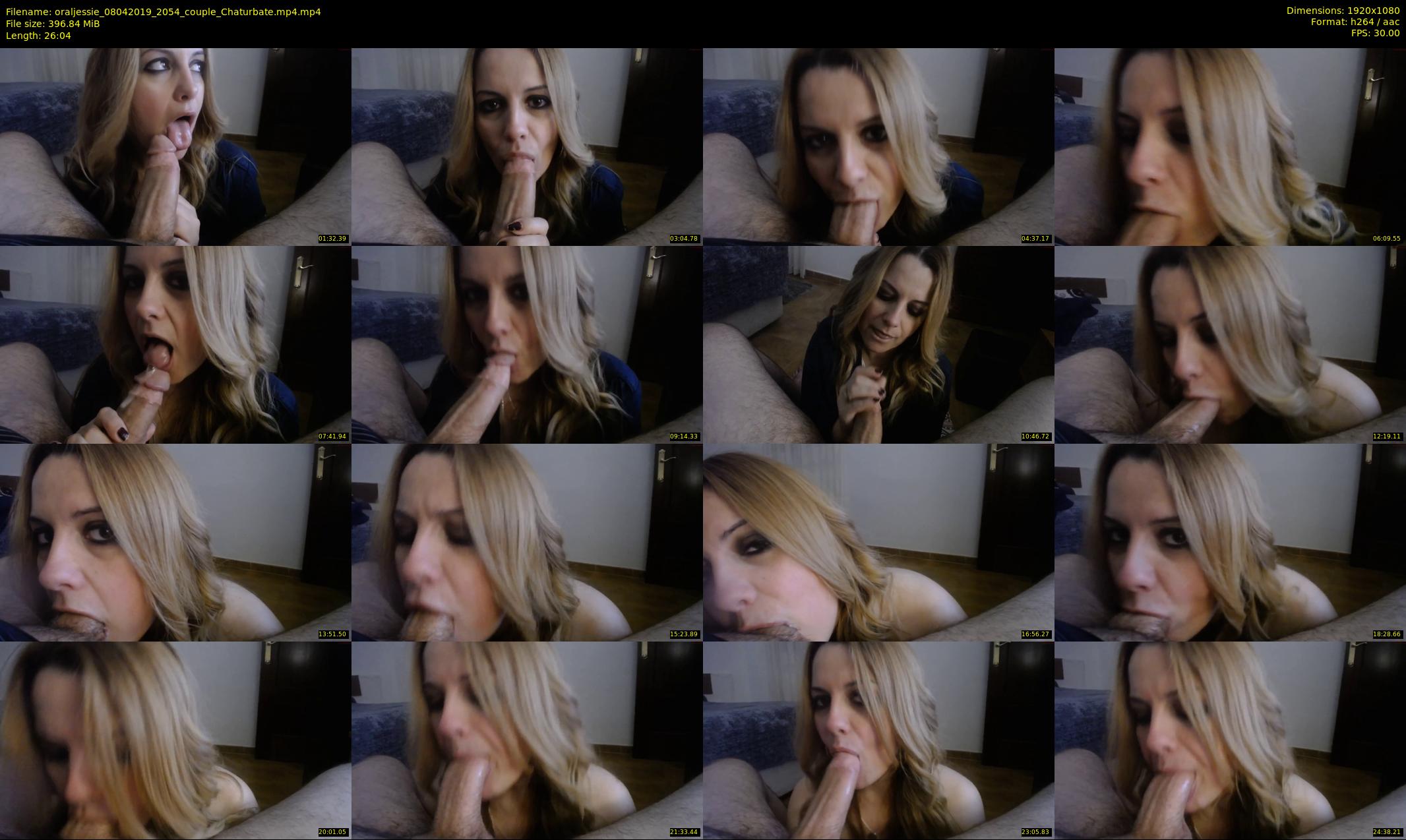 oraljessie — 27 minute Chaturbate couple cam show recording, 1080p, Apr 8, 2019