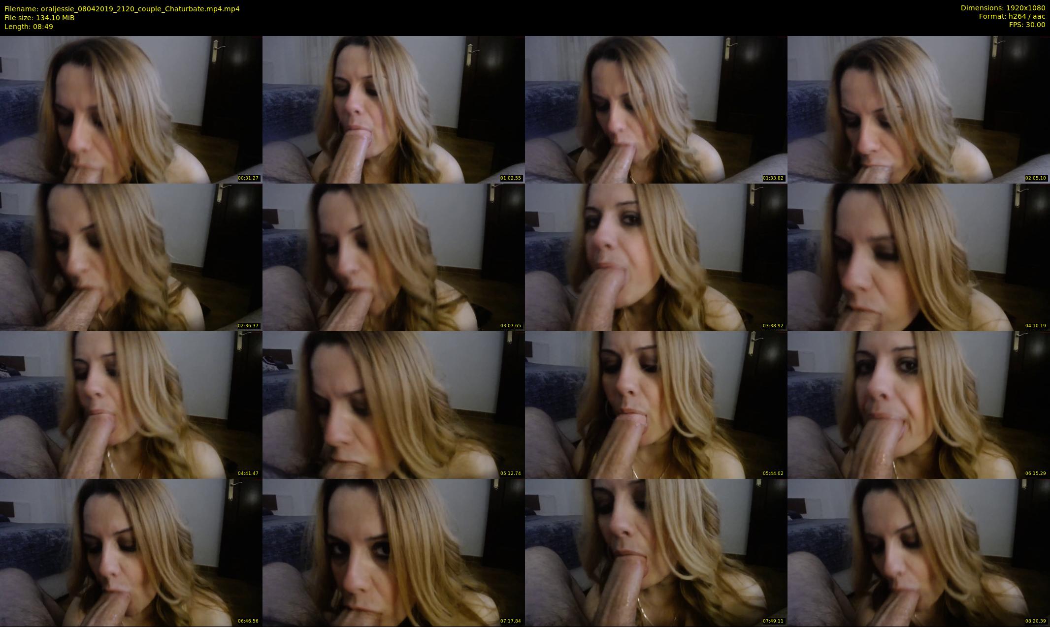 oraljessie — 9 minute Chaturbate couple cam show recording, 1080p, Apr 8, 2019