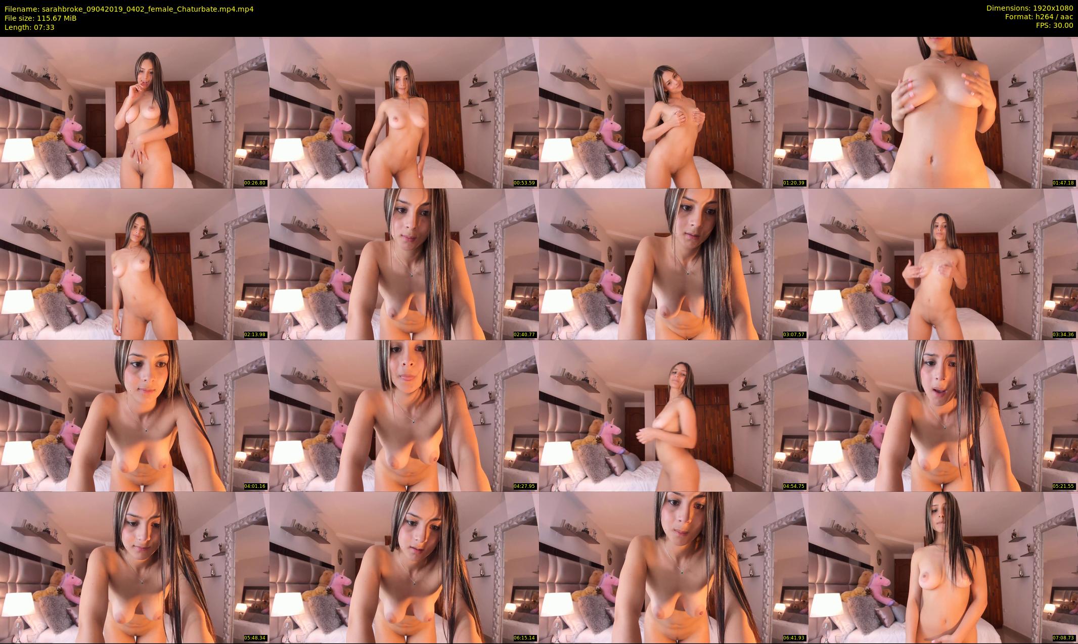 sarahbroke — 8 minute Chaturbate female cam show recording, 1080p, Apr 9, 2019