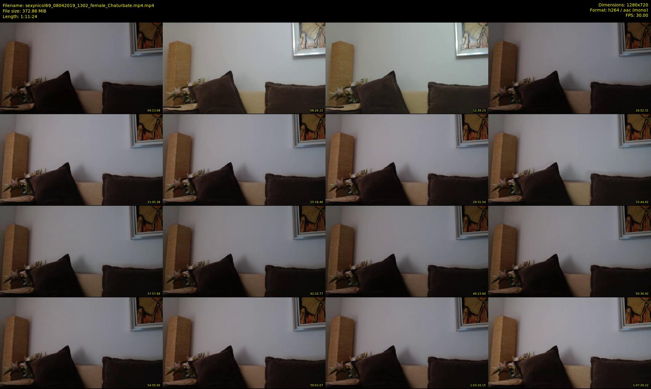 sexynicol69 — 72 minute Chaturbate female cam show recording, 720p, Apr 8, 2019