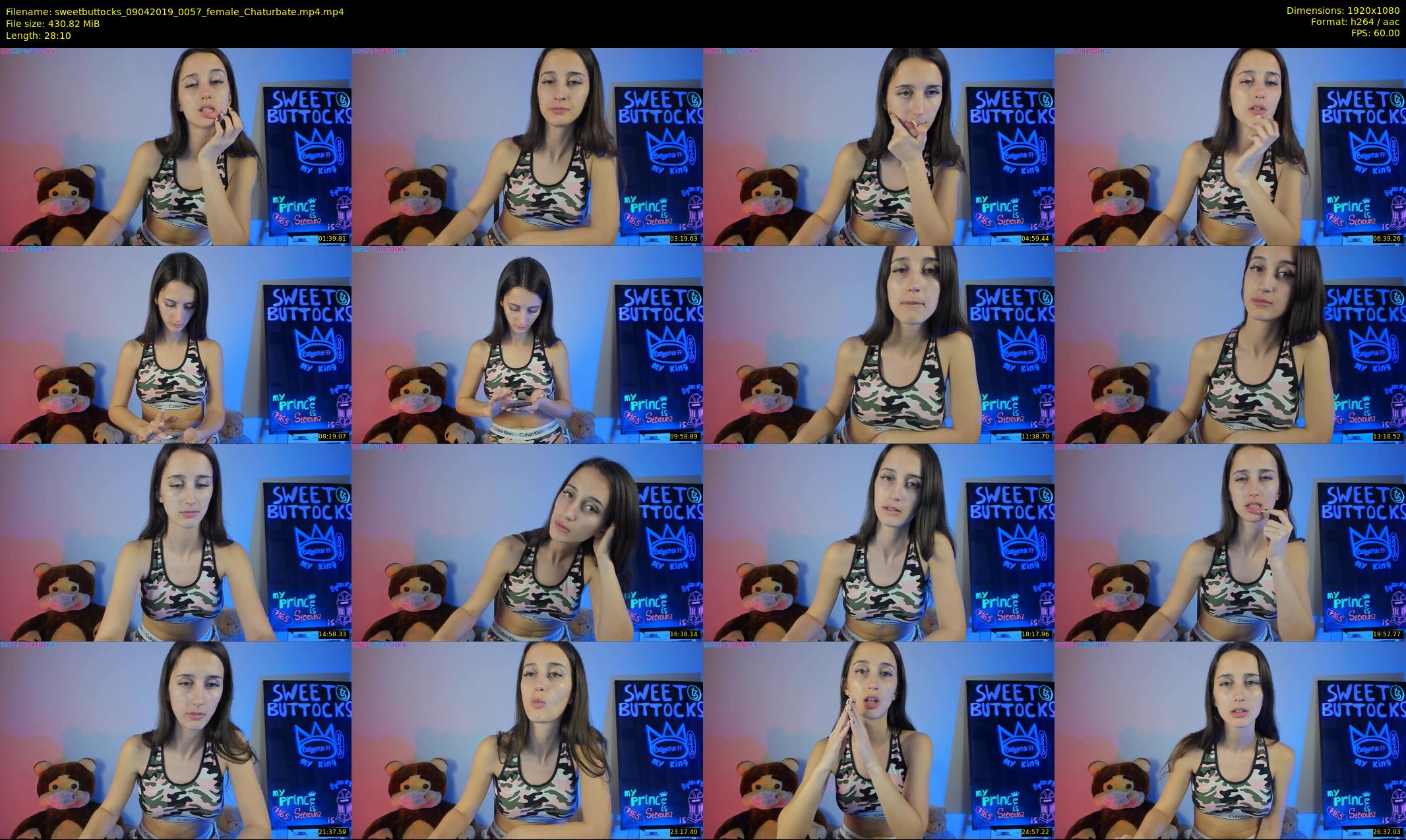sweetbuttocks — 29 minute Chaturbate female cam show recording, 1080p, Apr 9, 2019