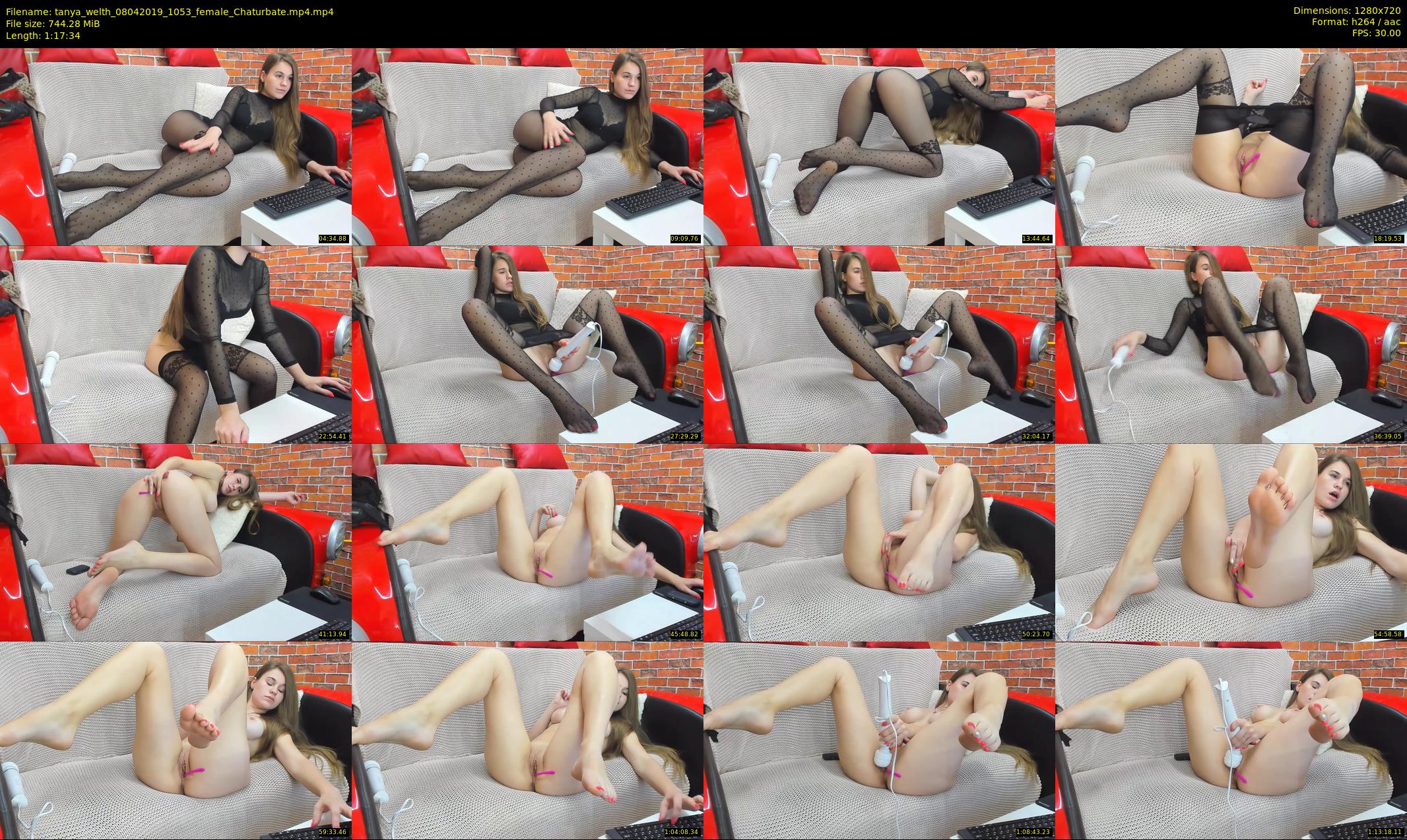 tanya_welth — 78 minute Chaturbate female cam show recording, 720p, Apr 8, 2019