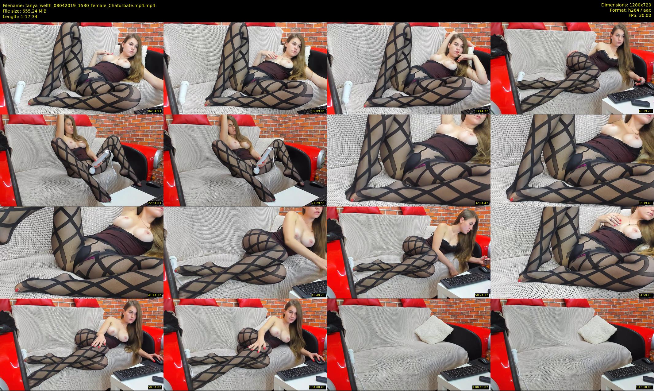 tanya_welth — 78 minute Chaturbate female cam show recording, 720p, Apr 8, 2019