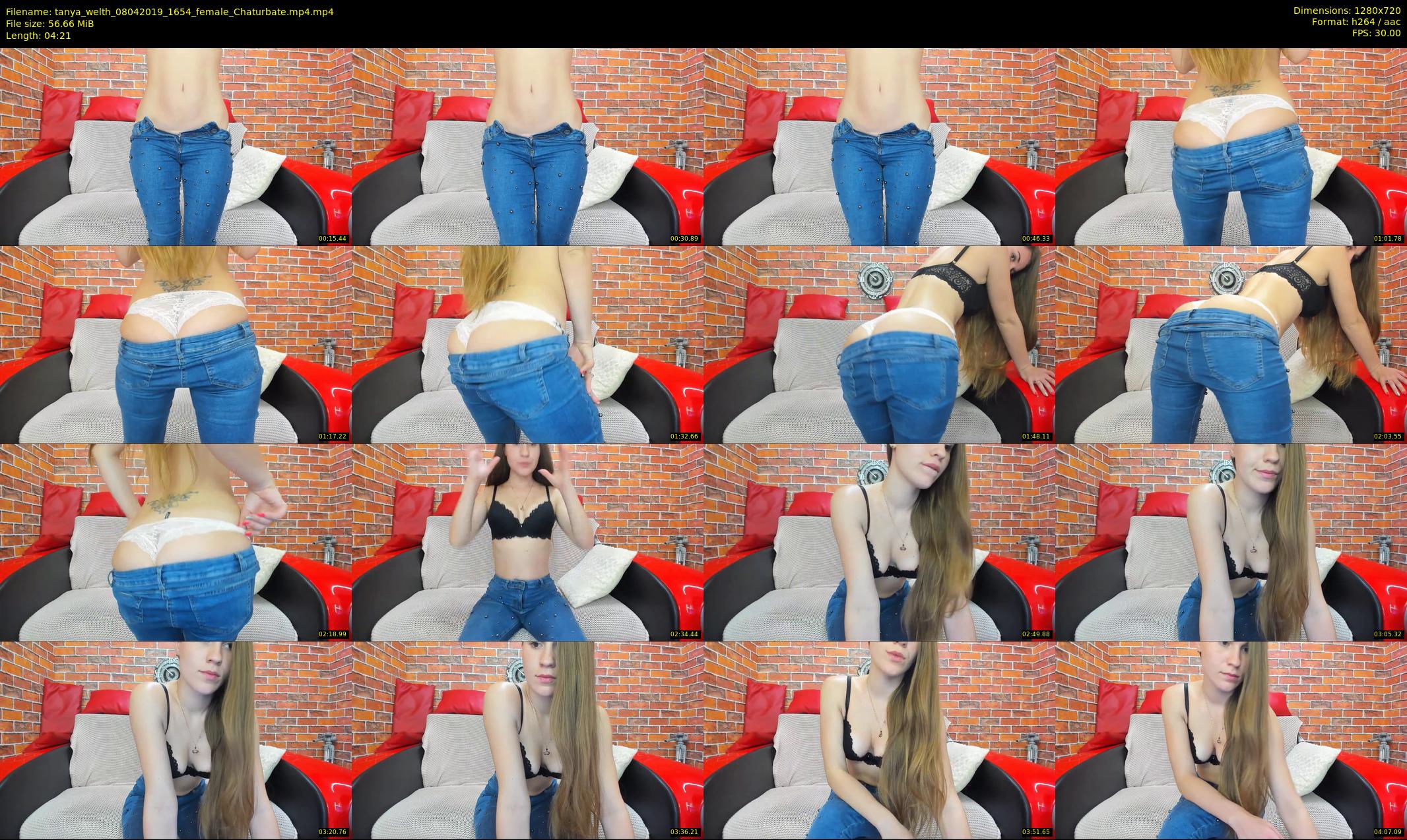 tanya_welth — 5 minute Chaturbate female cam show recording, 720p, Apr 8, 2019
