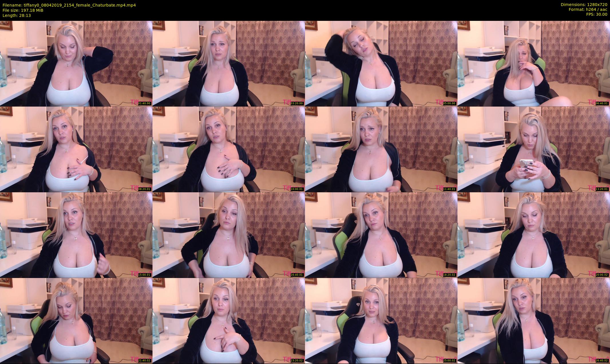 tiffany0 — 29 minute Chaturbate female cam show recording, 720p, Apr 8, 2019