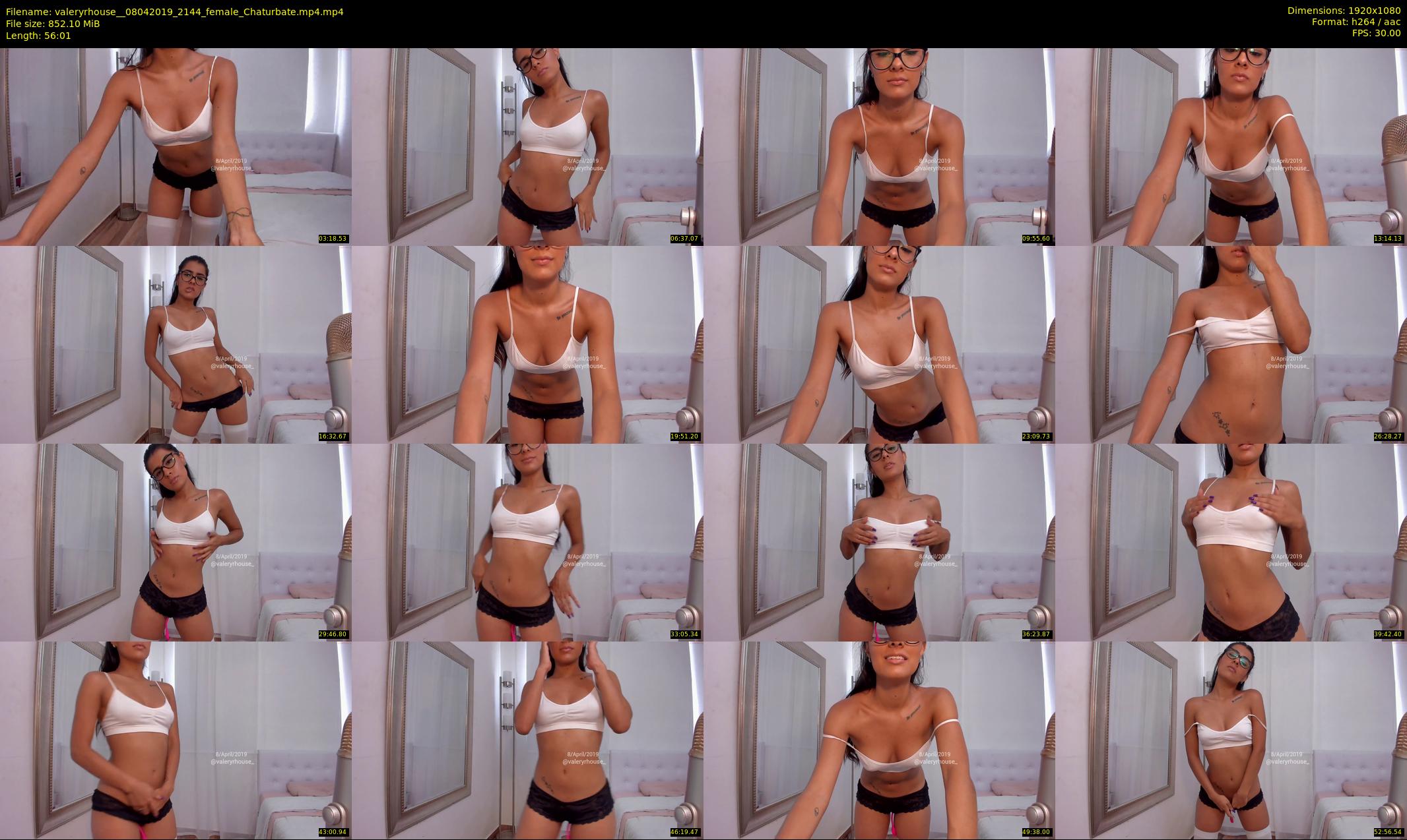 valeryrhouse_ — 57 minute Chaturbate female cam show recording, 1080p, Apr 8, 2019