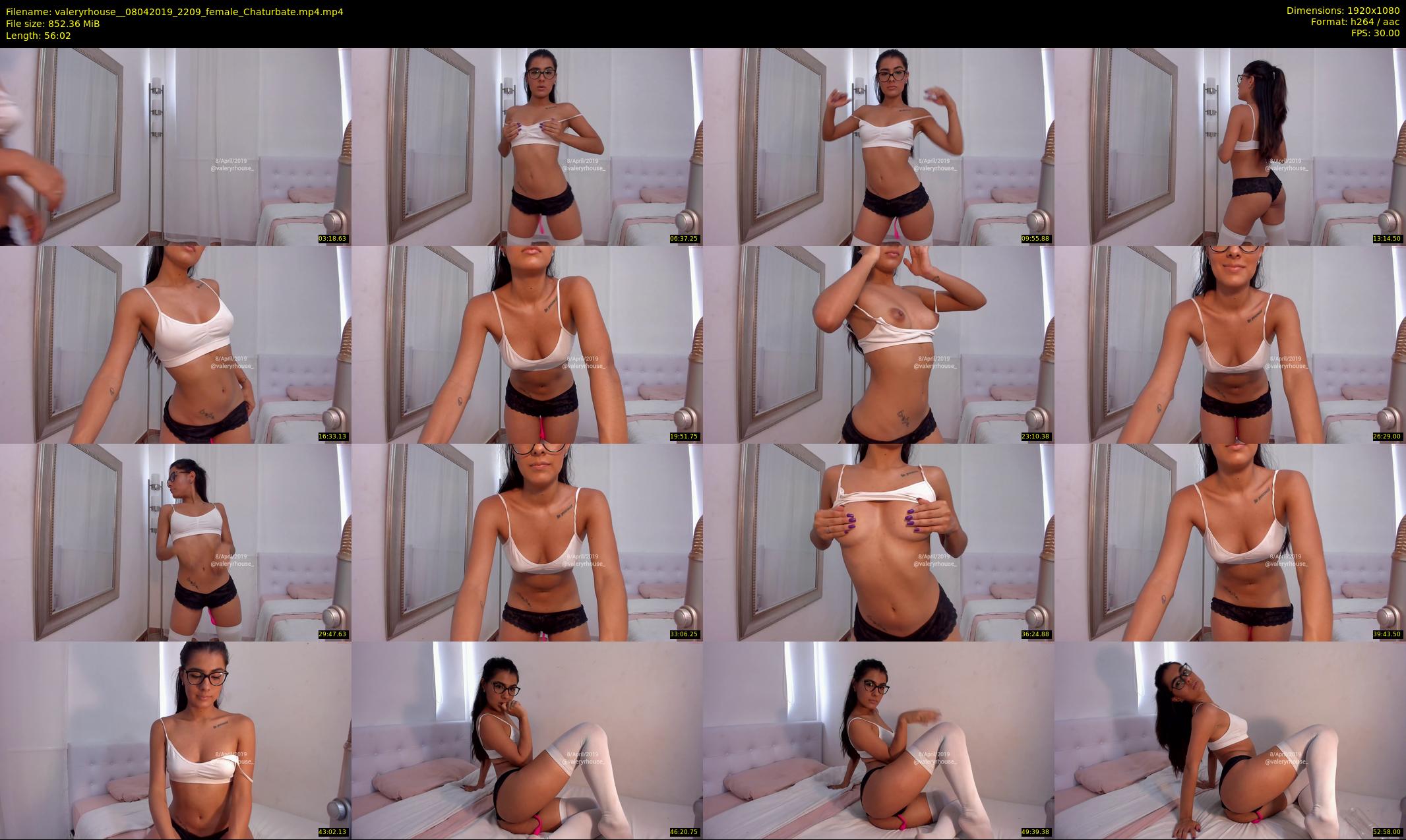 valeryrhouse_ — 57 minute Chaturbate female cam show recording, 1080p, Apr 8, 2019