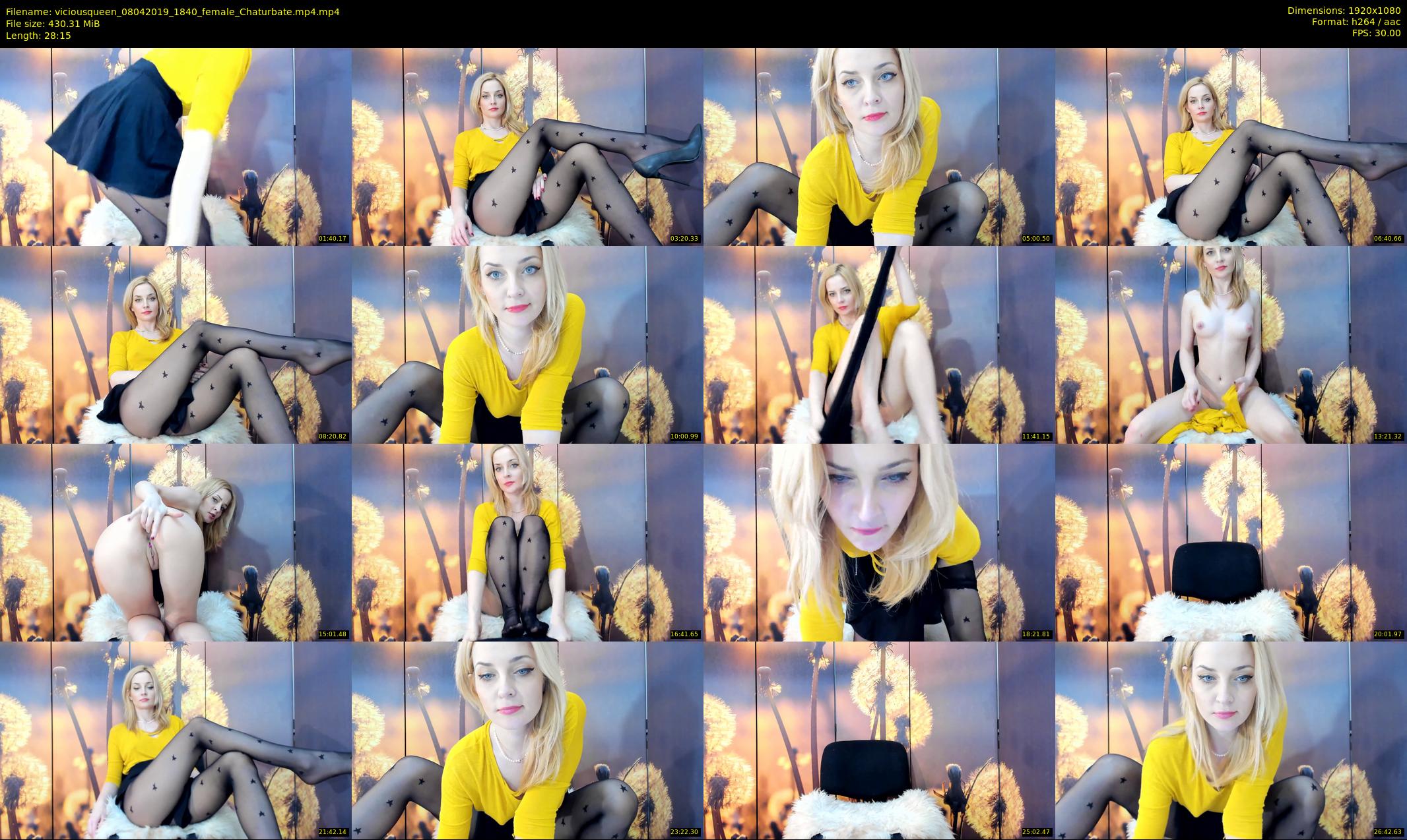 viciousqueen — 29 minute Chaturbate female cam show recording, 1080p, Apr 8, 2019