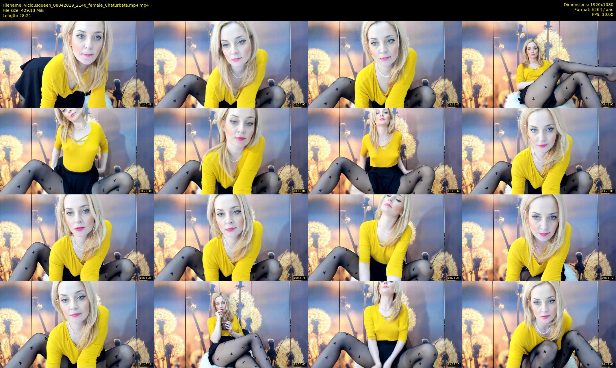 viciousqueen — 29 minute Chaturbate female cam show recording, 1080p, Apr 8, 2019