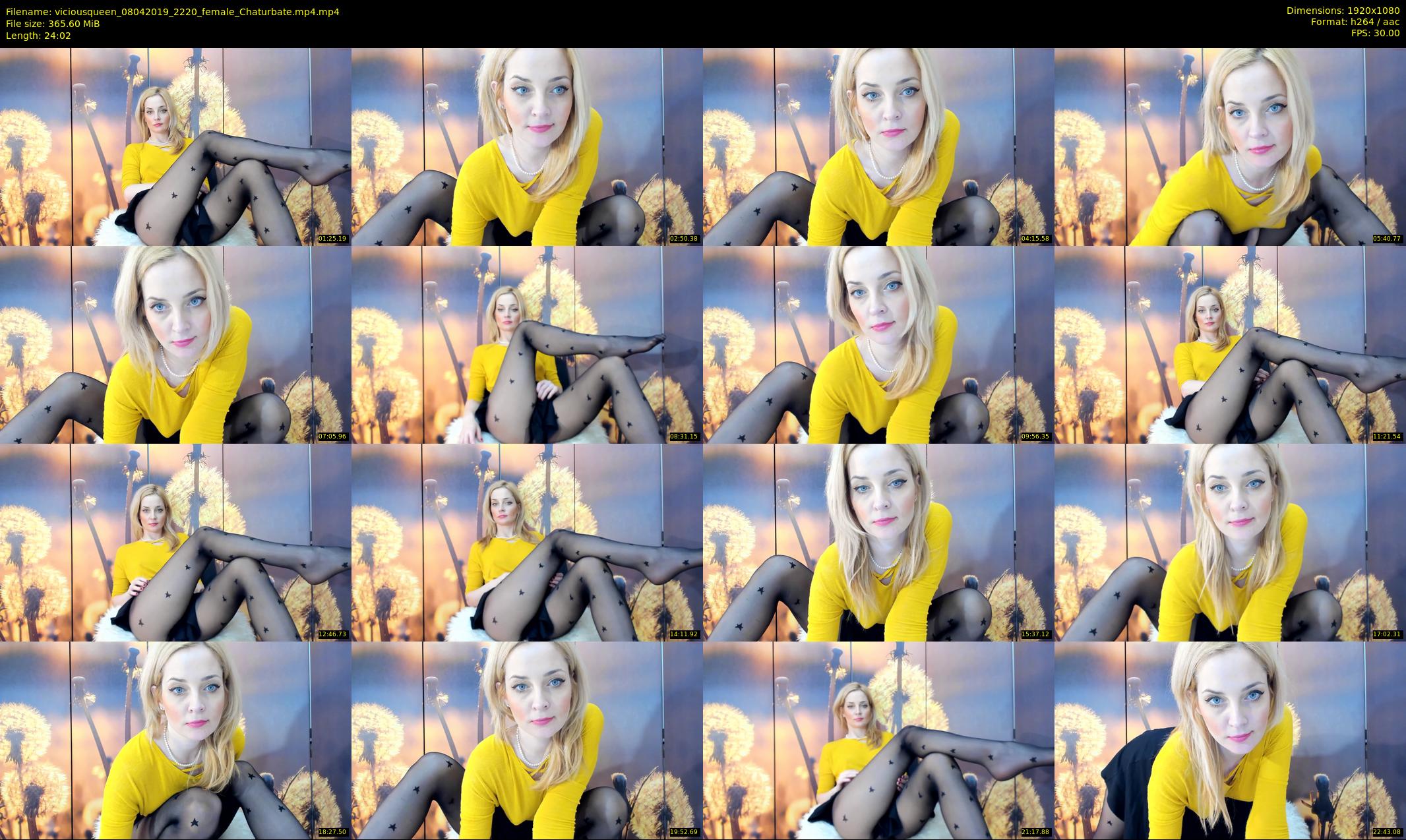 viciousqueen — 25 minute Chaturbate female cam show recording, 1080p, Apr 8, 2019
