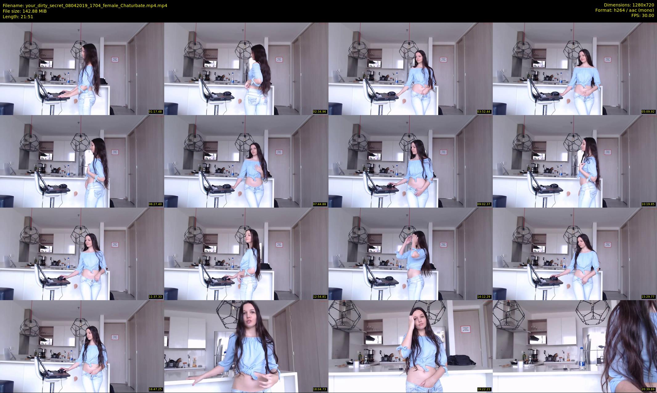 your_dirty_secret — 22 minute Chaturbate female cam show recording, 720p, Apr 8, 2019