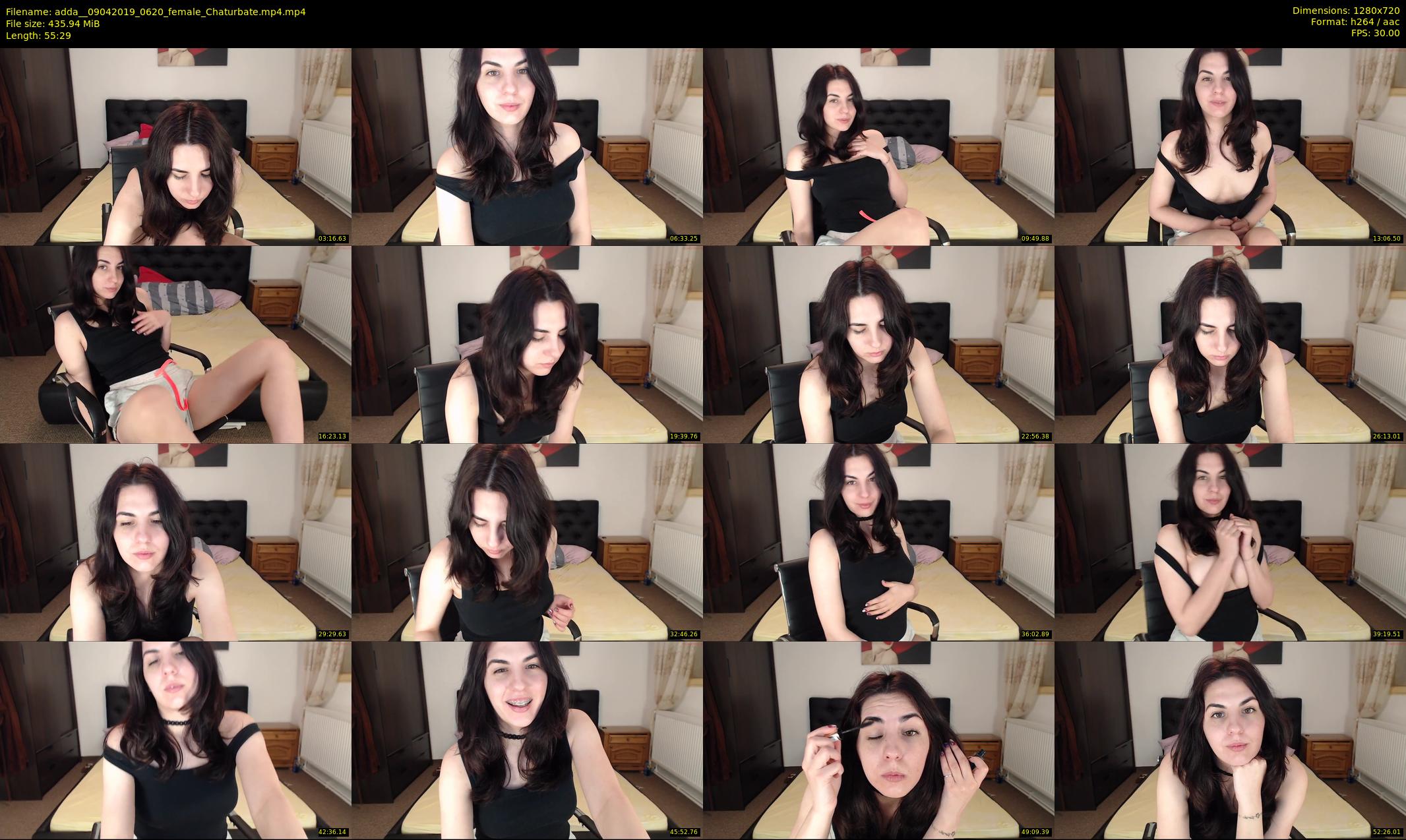 adda_ — 56 minute Chaturbate female cam show recording, 720p, Apr 9, 2019