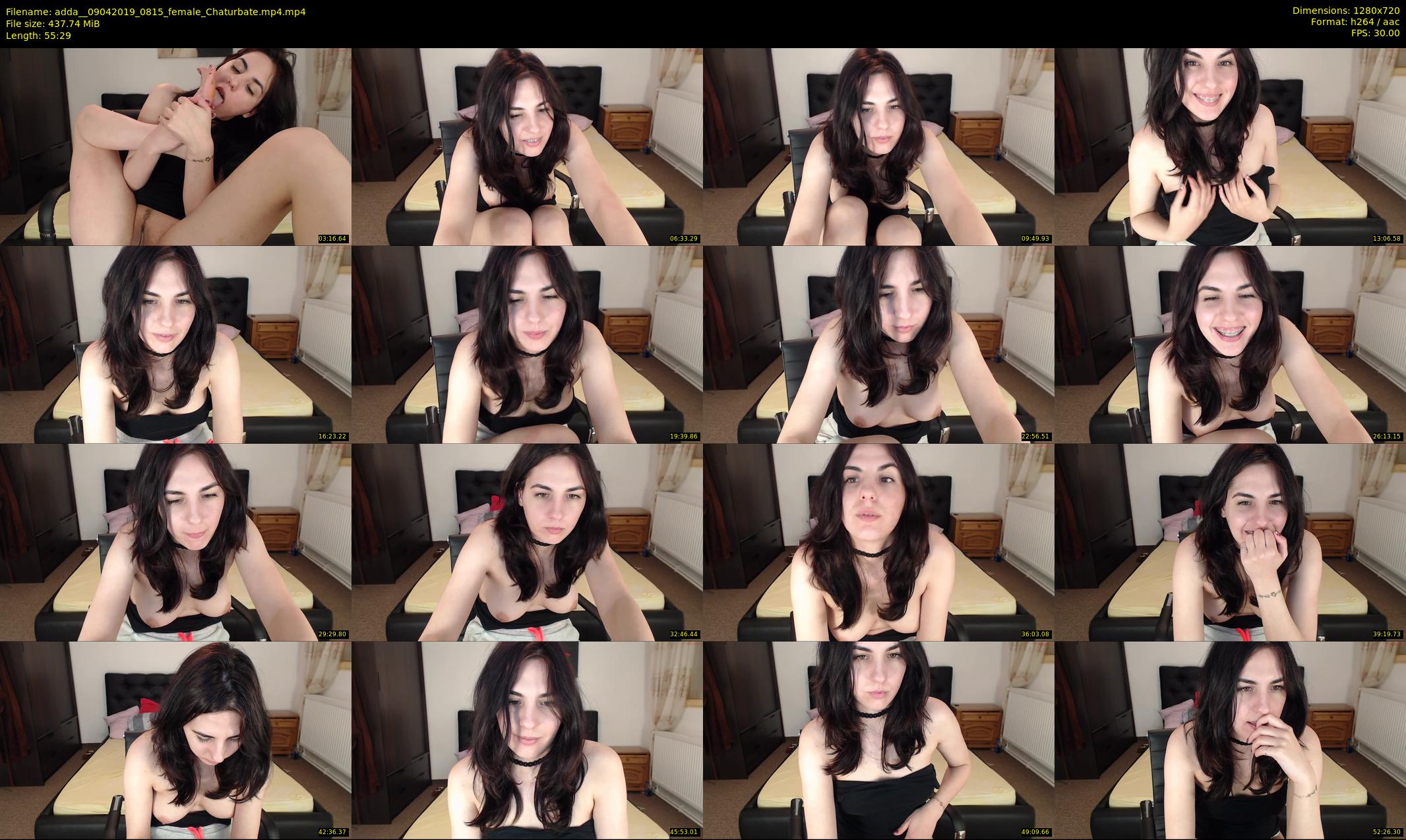 adda_ — 56 minute Chaturbate female cam show recording, 720p, Apr 9, 2019