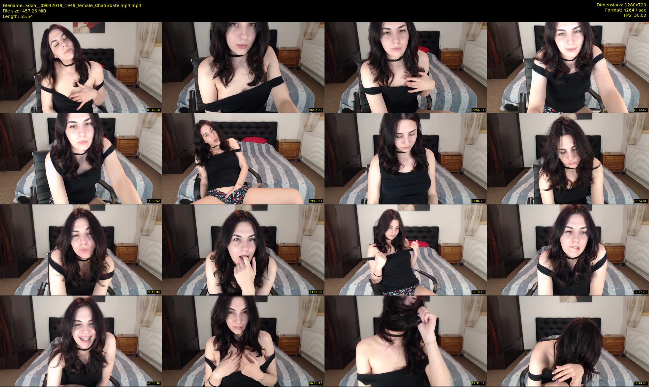 adda_ — 56 minute Chaturbate female cam show recording, 720p, Apr 9, 2019
