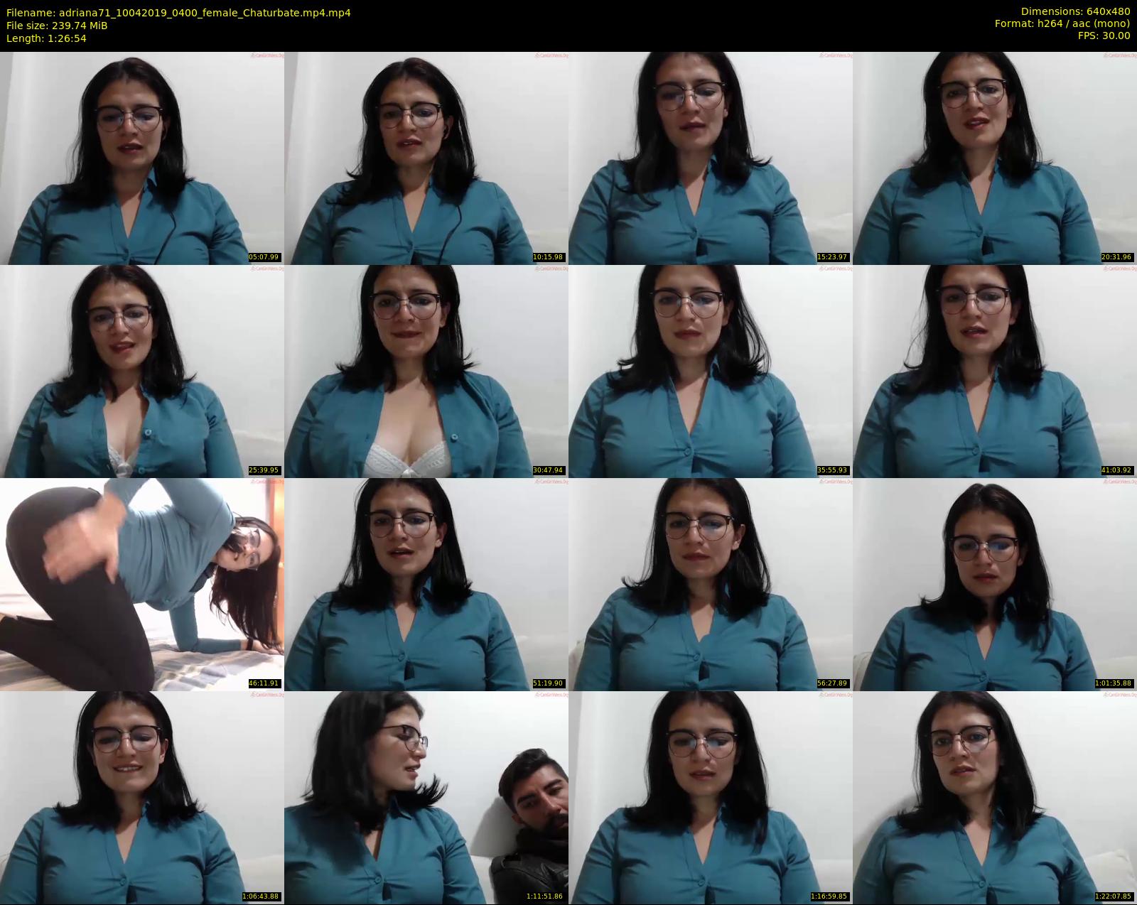 adriana71 — 87 minute Chaturbate couple cam show recording, 480p, Apr 10, 2019