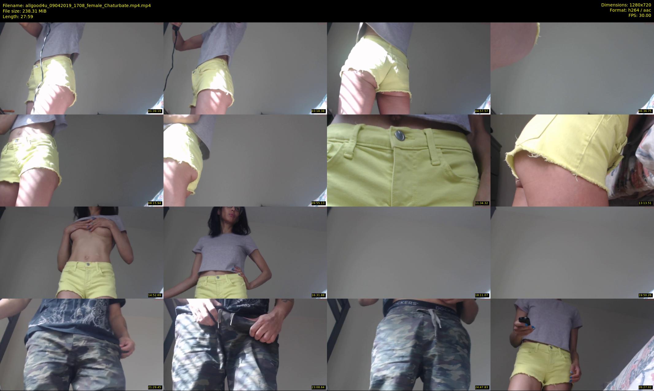 allgood4u — 28 minute Chaturbate couple cam show recording, 720p, Apr 9, 2019