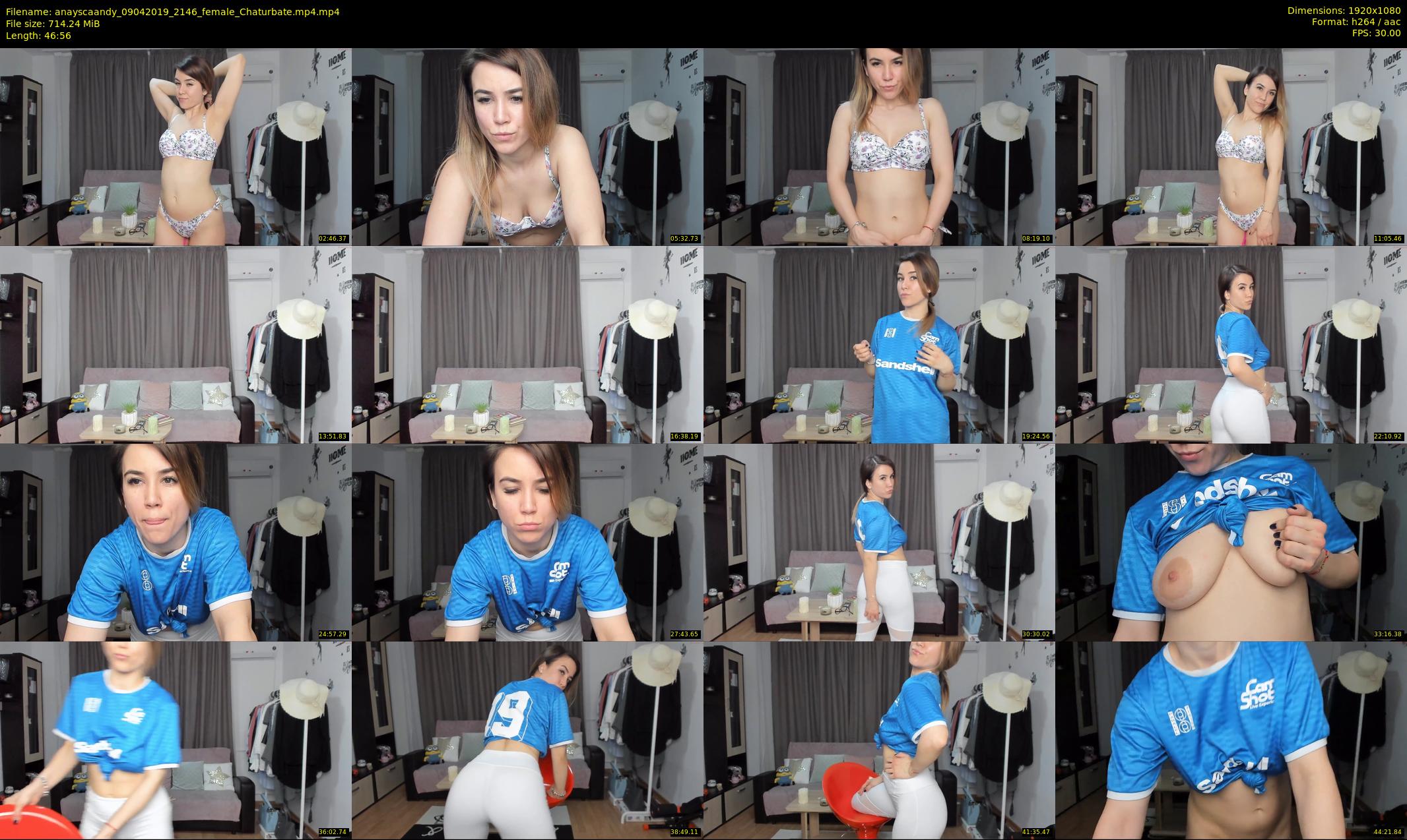 anayscaandy — 47 minute Chaturbate female cam show recording, 1080p, Apr 9, 2019