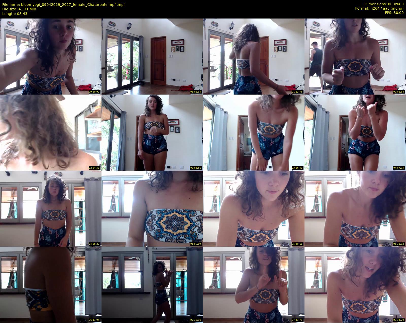 bloomyogi — 9 minute Chaturbate female cam show recording, 480p, Apr 9, 2019