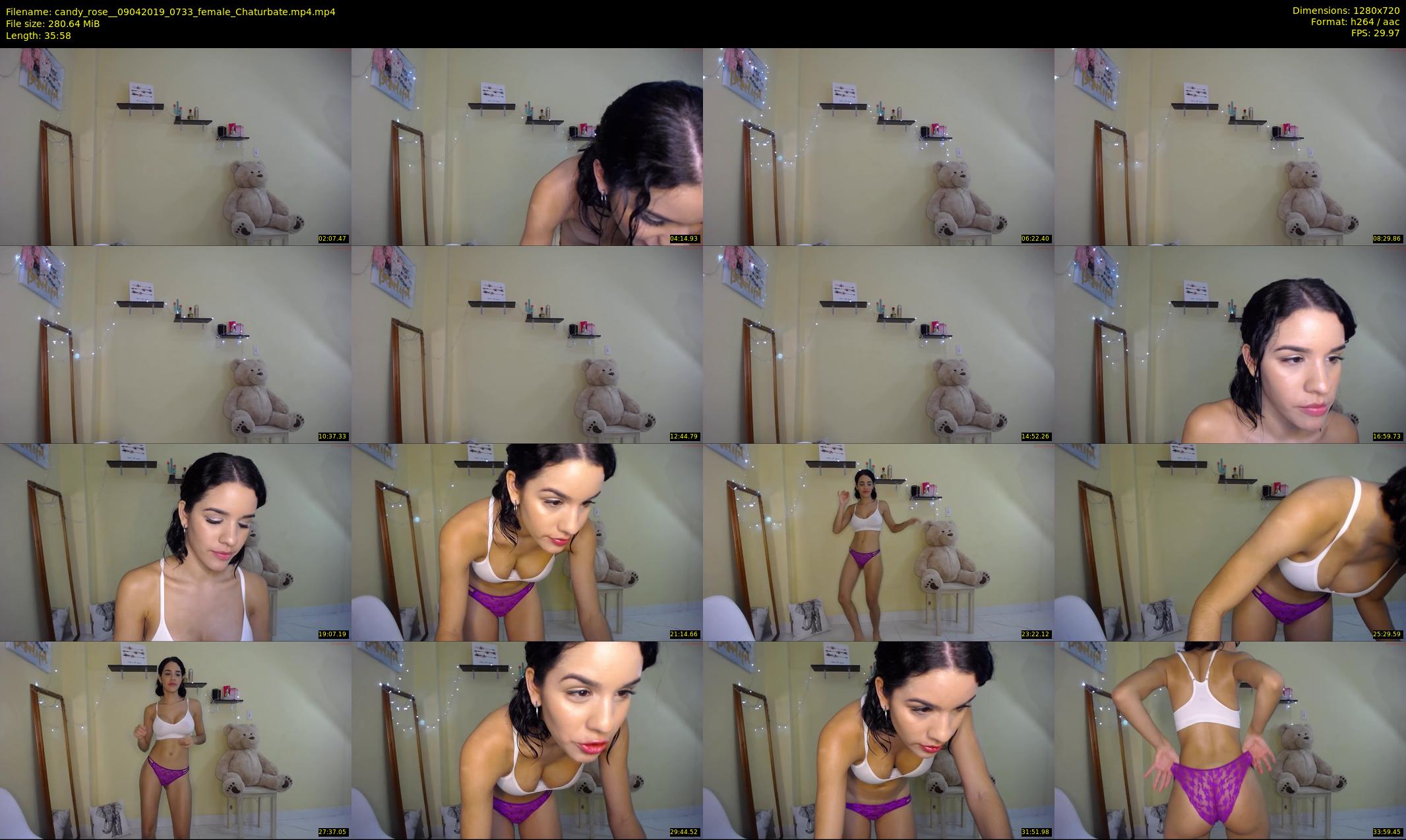 candy_rose_ — 36 minute Chaturbate female cam show recording, 720p, Apr 9, 2019