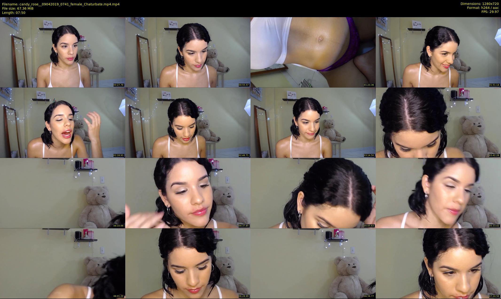 candy_rose_ — 8 minute Chaturbate female cam show recording, 720p, Apr 9, 2019