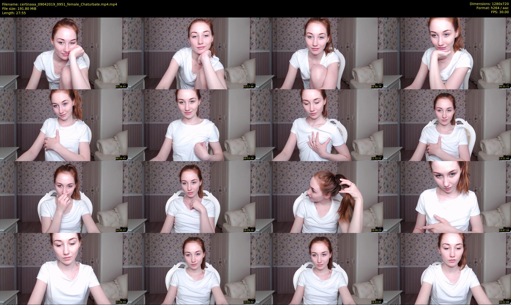 certinaaa — 28 minute Chaturbate female cam show recording, 720p, Apr 9, 2019