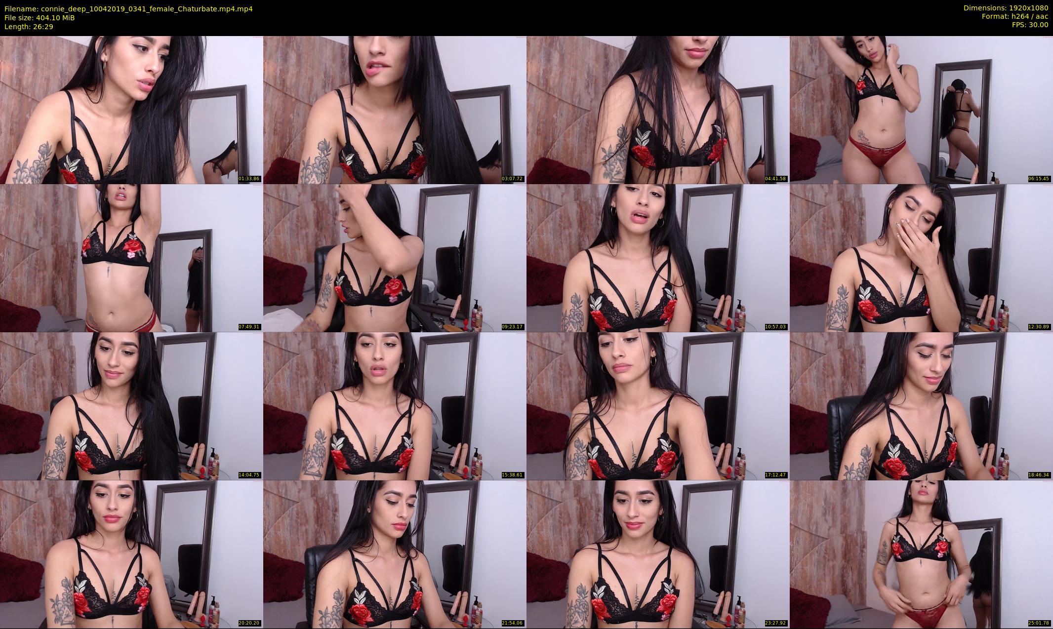 connie_deep — 27 minute Chaturbate female cam show recording, 1080p, Apr 10, 2019