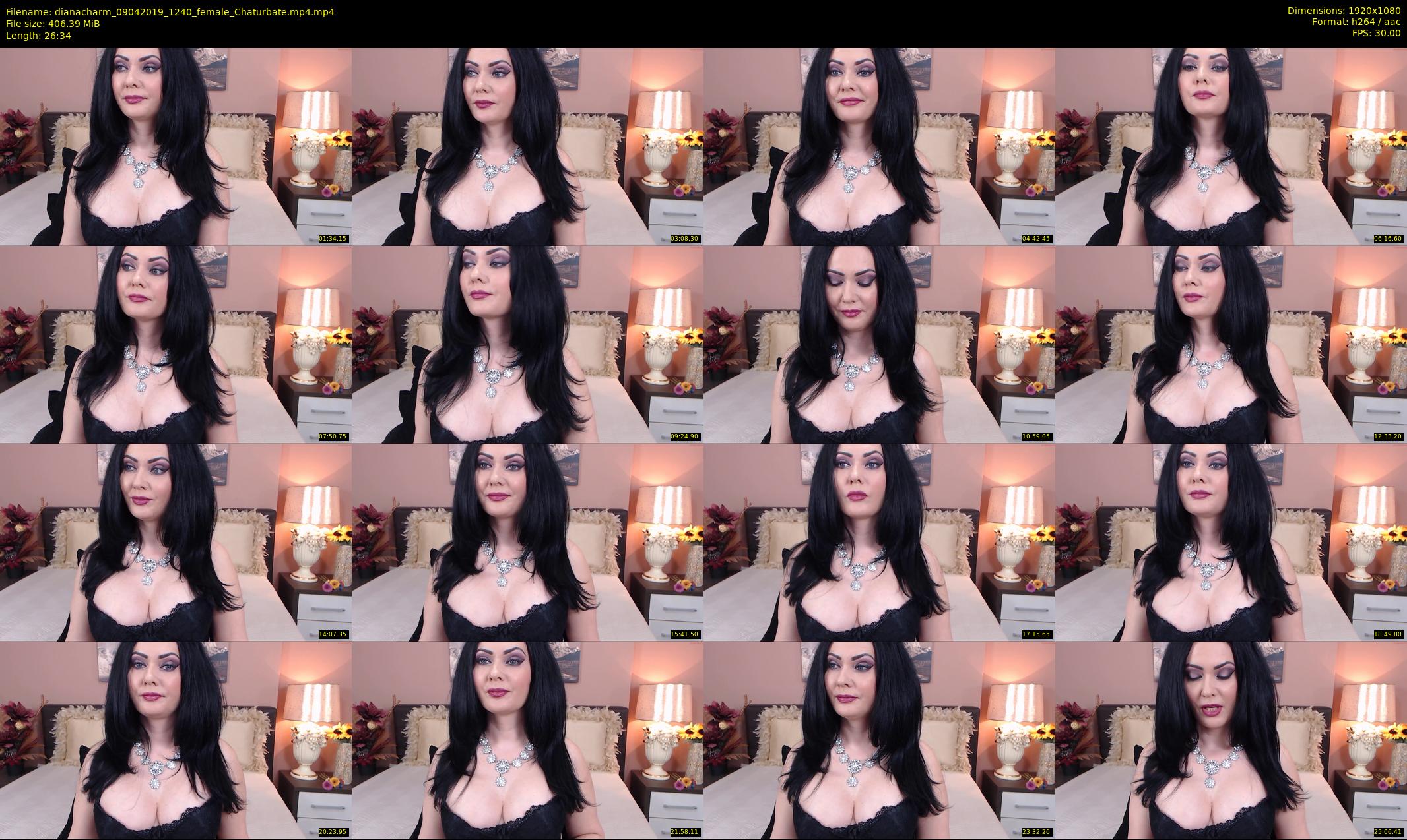 dianacharm — 27 minute Chaturbate female cam show recording, 1080p, Apr 9, 2019