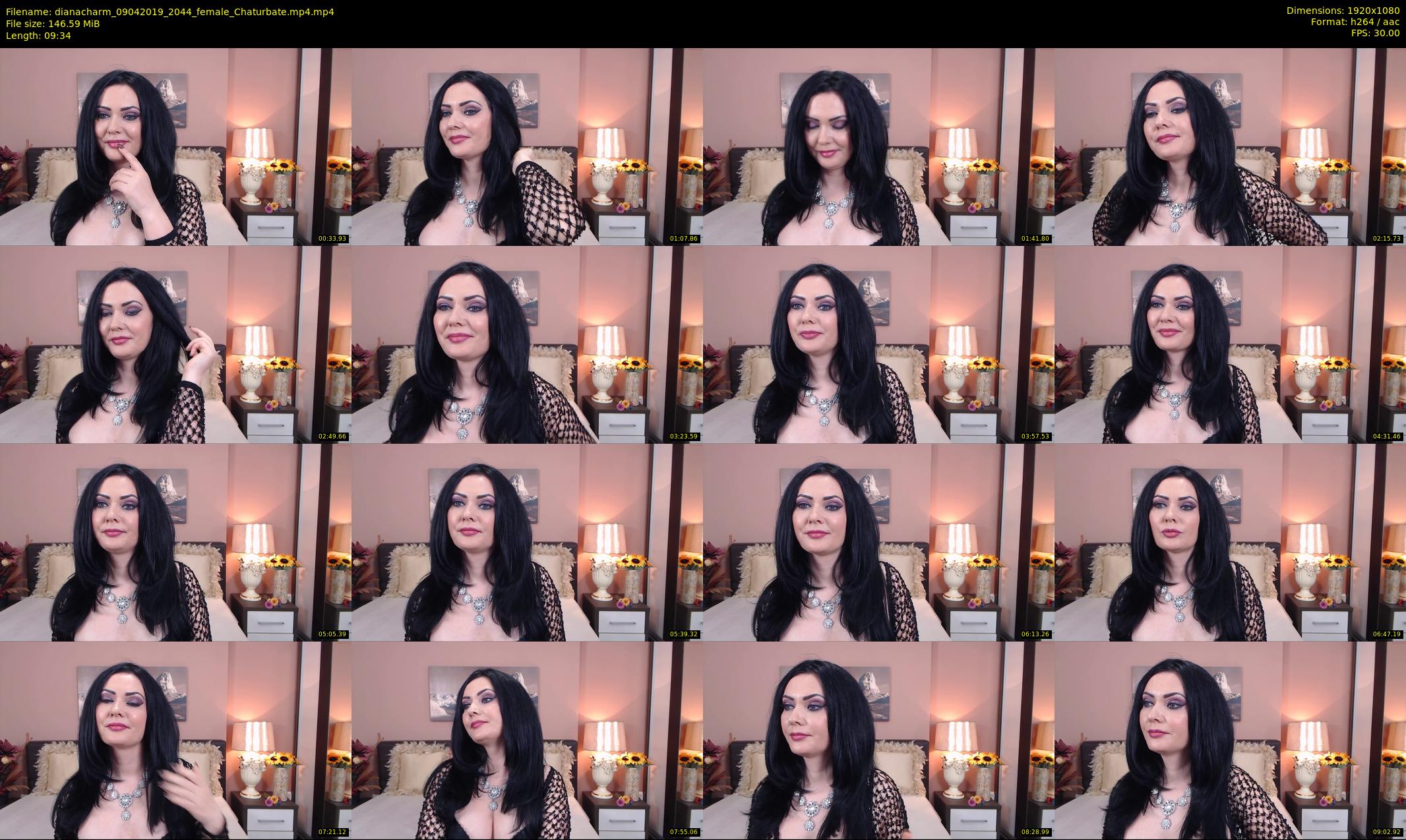 dianacharm — 10 minute Chaturbate female cam show recording, 1080p, Apr 9, 2019