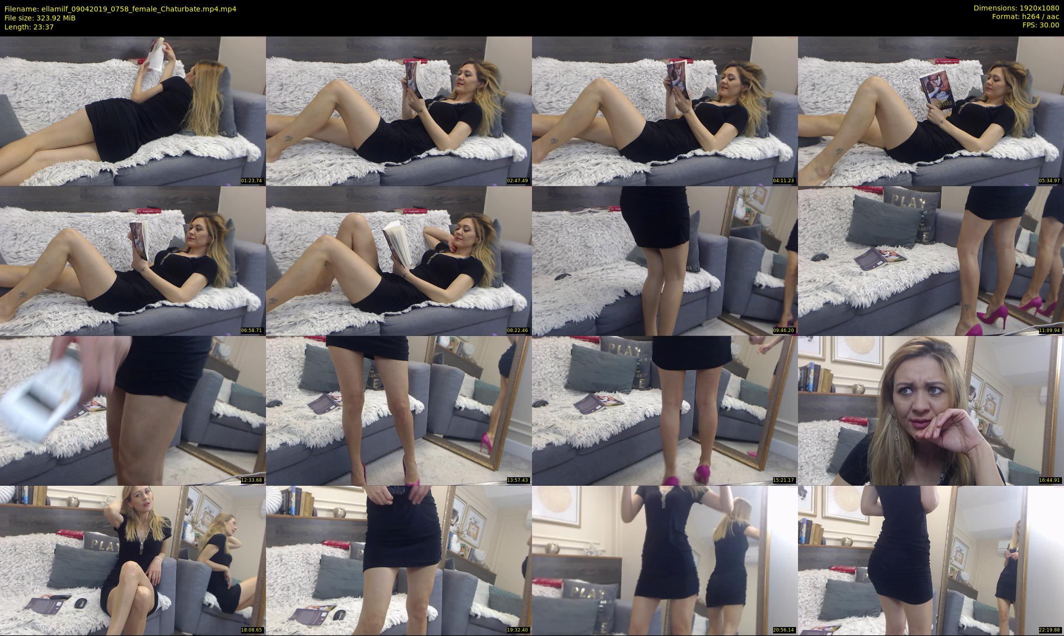 ellamilf — 24 minute Chaturbate female cam show recording, 1080p, Apr 9, 2019