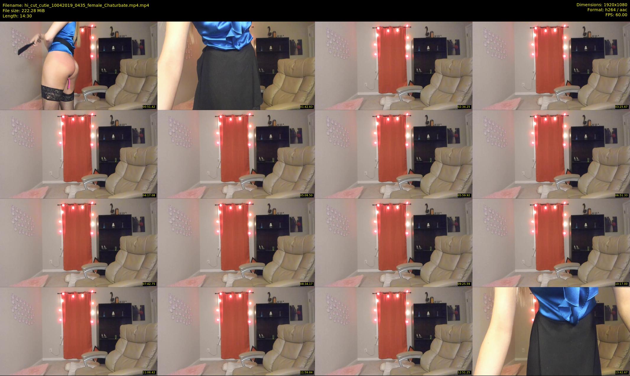 hi_cut_cutie — 15 minute Chaturbate female cam show recording, 1080p, Apr 10, 2019
