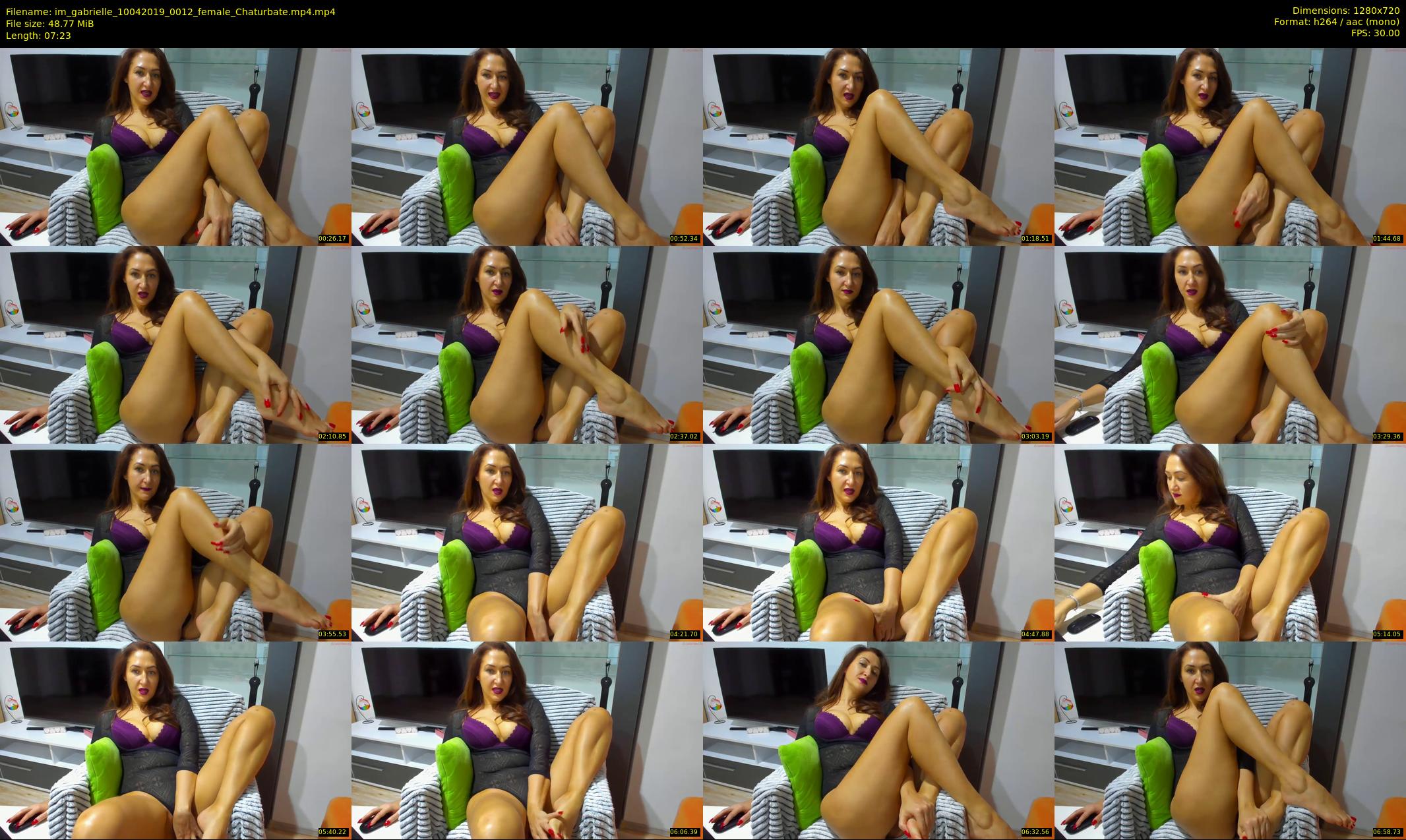 im_gabrielle — 8 minute Chaturbate female cam show recording, 720p, Apr 10, 2019