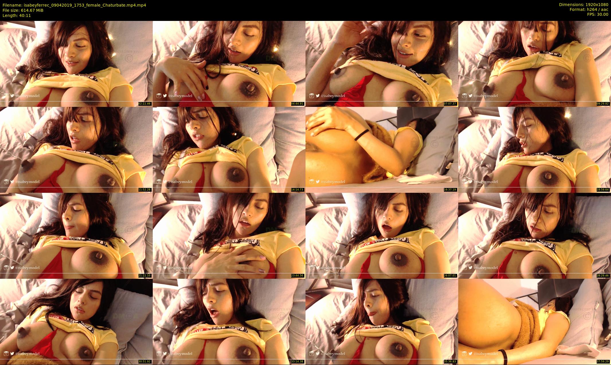 isabeyferrec — 41 minute Chaturbate female cam show recording, 1080p, Apr 9, 2019