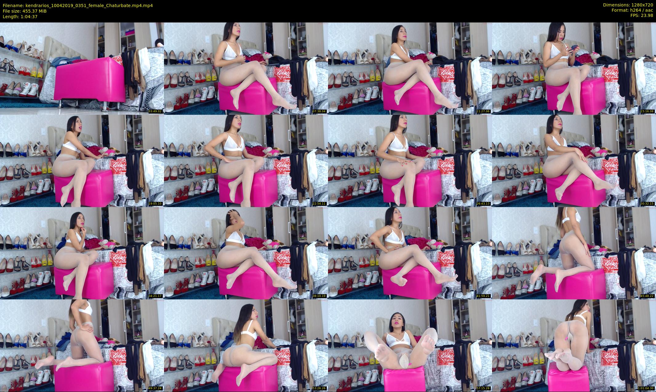 kendrarios — 65 minute Chaturbate female cam show recording, 720p, Apr 10, 2019